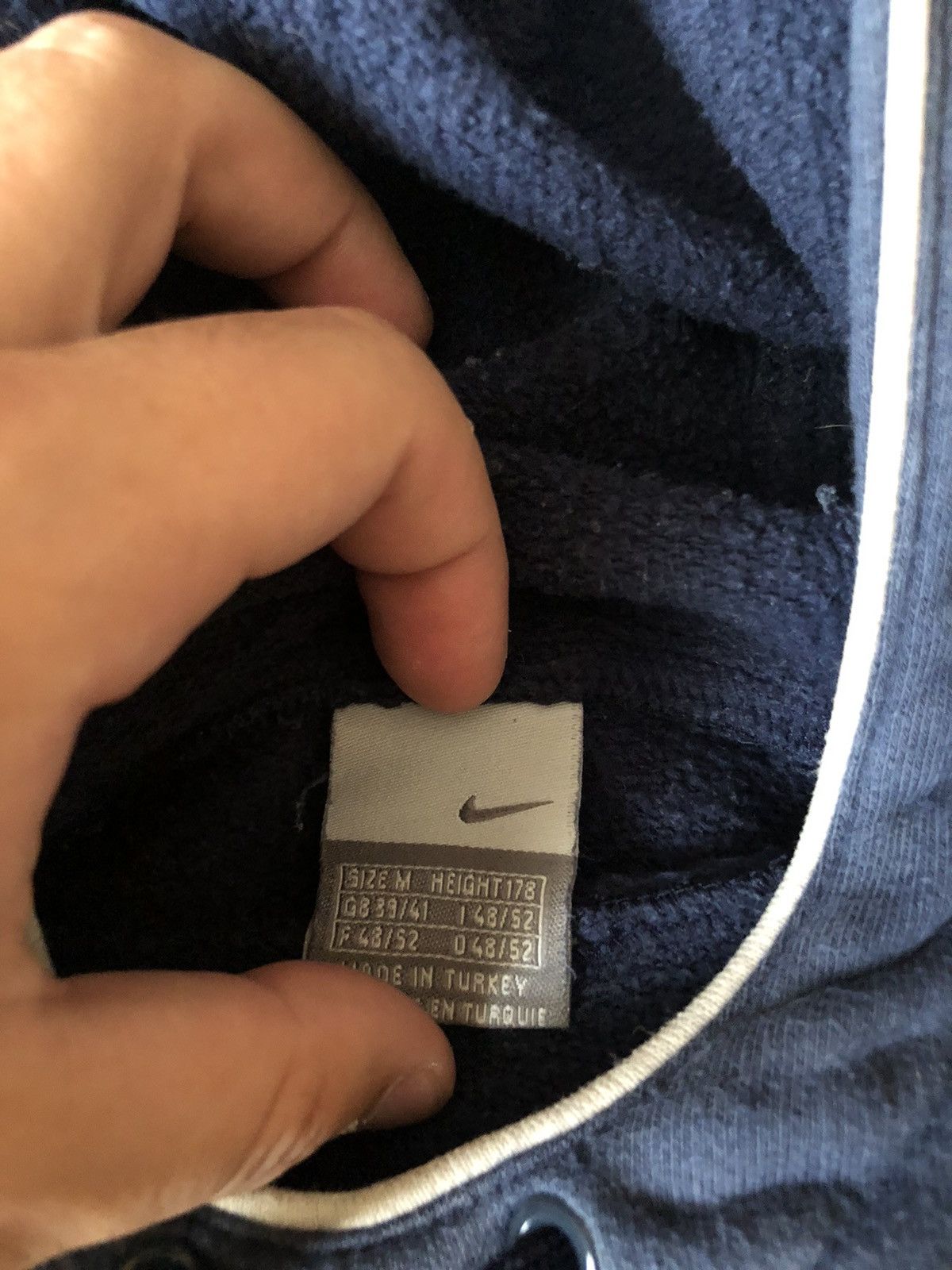 Nike × Vintage VINTAGE NIKE CENTER SWOOSH HOODIE TRAVIS SCOTT STYLE Size US M / EU 48-50 / 2 - 3 Thumbnail