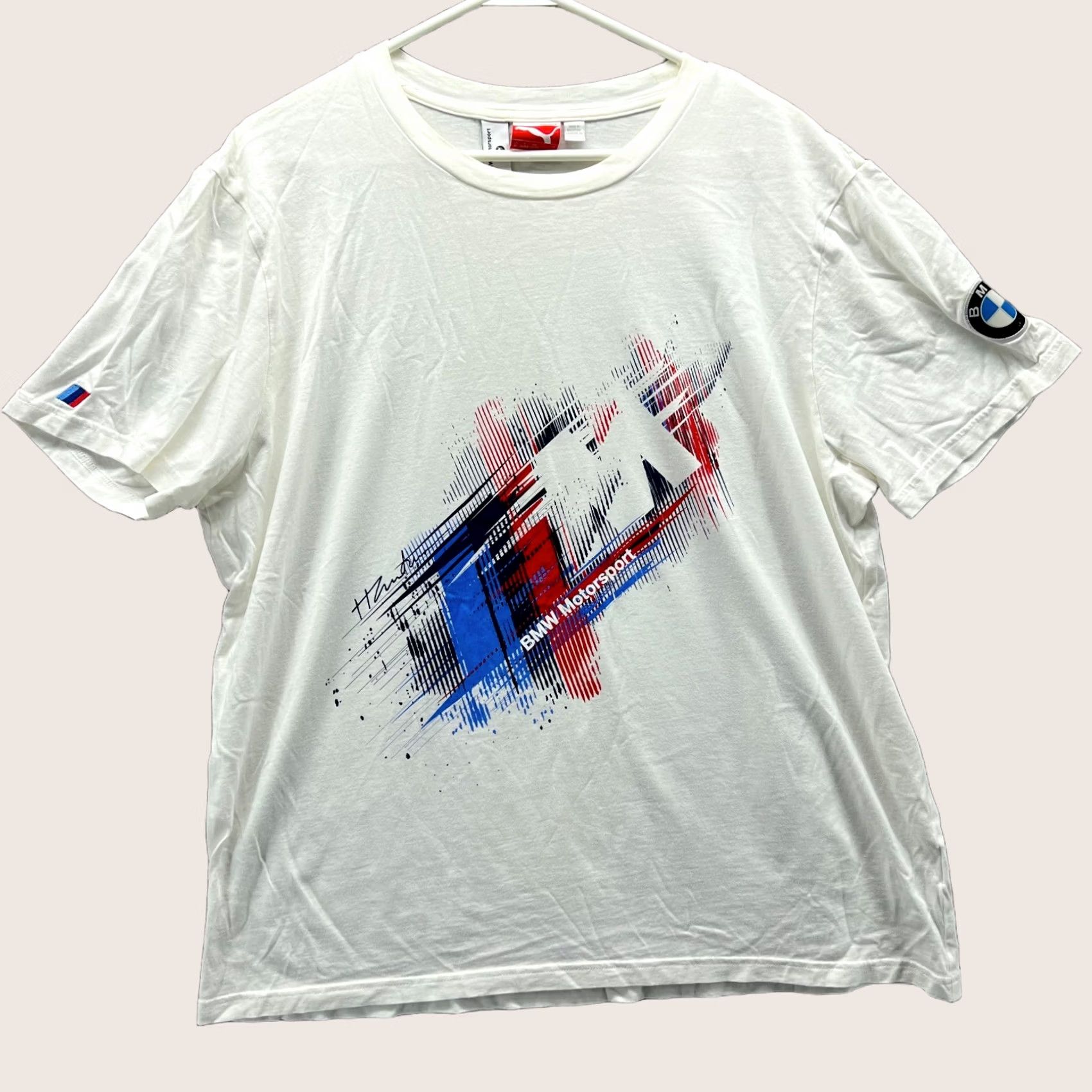 Puma VINTAGE Puma Polo Shirt Mens XL Adult White BMW Motorsport Print USA Casual XL Shirt Mens XL White BMW Motorsport Print USA Vintage PUMA BMW USA Shirt Size US XL / EU 56 / 4 - 1 Thumbnail
