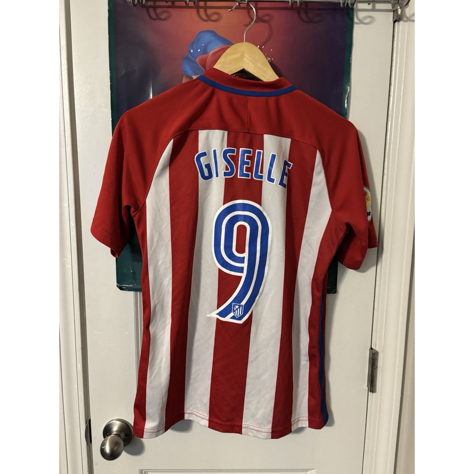Nike Nike Atletico Madrid N 6 Men's Small Soccer Trikot Jersey Size US S / EU 44-46 / 1 - 2 Thumbnail