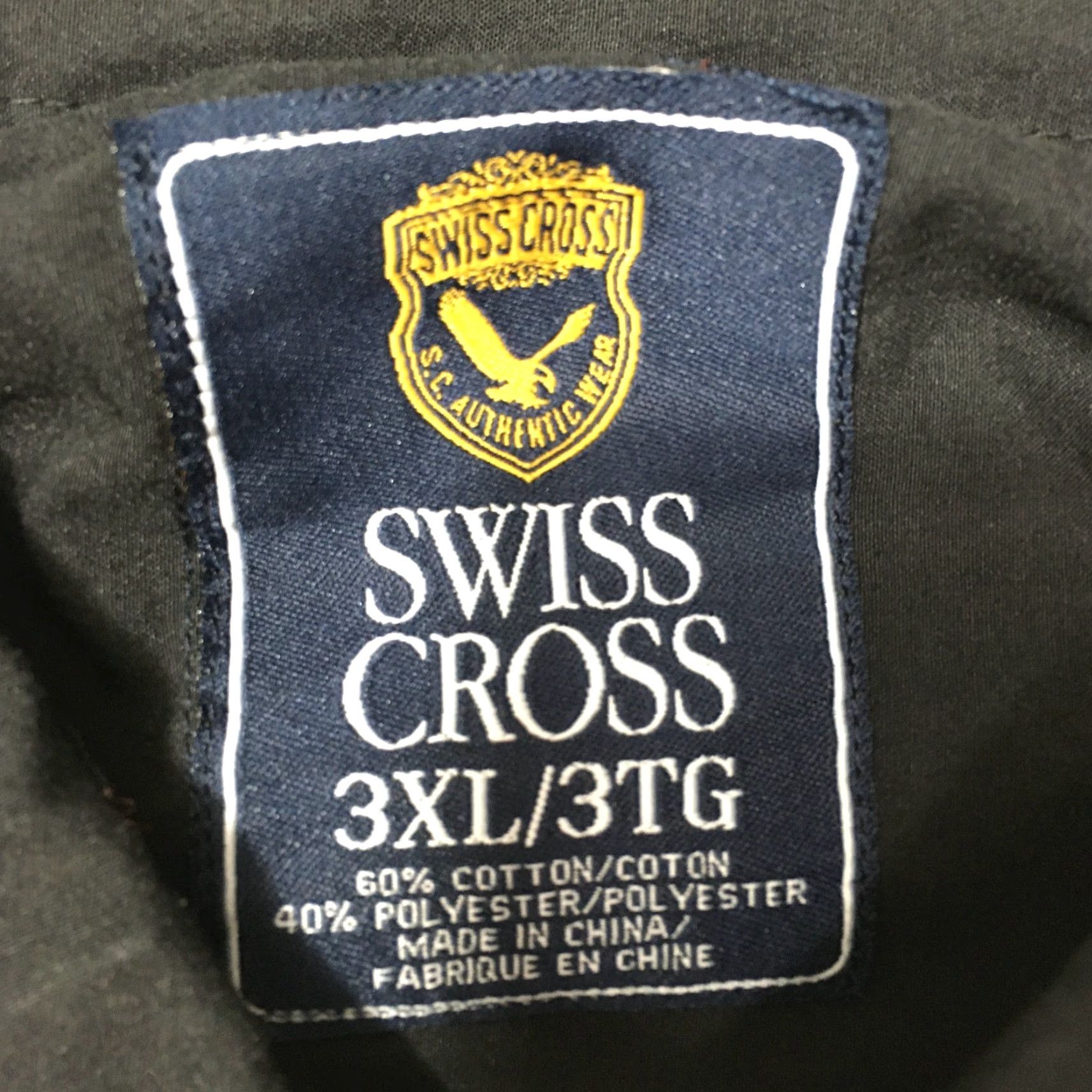 Vintage Swiss Cross Commander shirt Men's Universal Security Uniform black 3XL Cotton Blend Men’s Flying Cross (Vintage/Pre-owned) Size US XXL / EU 58 / 5 - 3 Thumbnail