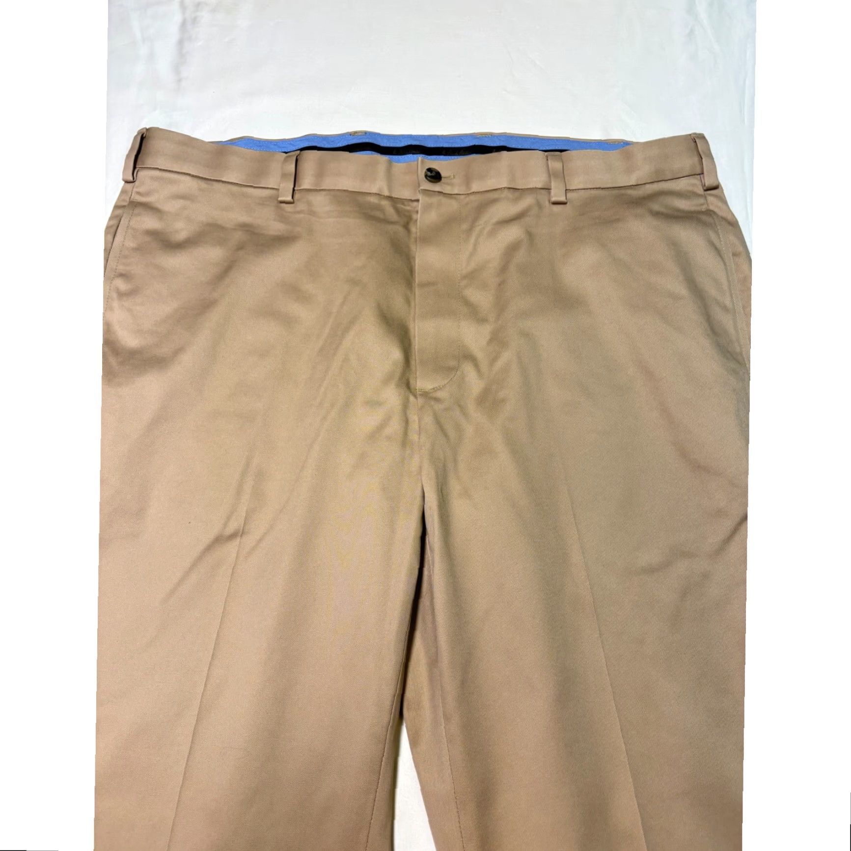 Brooks Brothers Brooks Brothers Mens Chino Hudson Lightweight Khaki Pants 40x29 Beige Regular Straight Front Cadence 40 Mens Pants Size US 40 / EU 56 - 2 Thumbnail