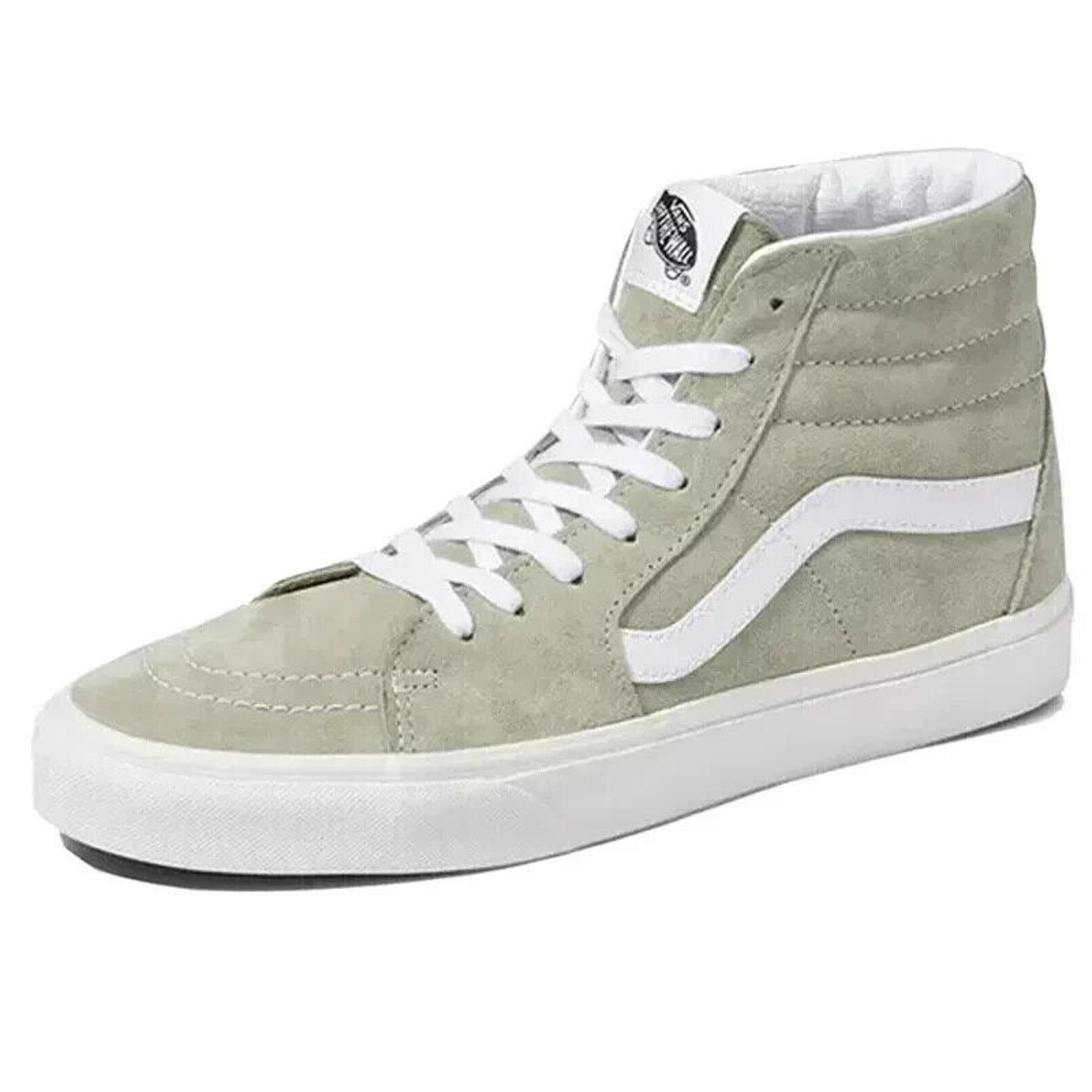 Vans NEW Vans SK8 Hi Pig Suede Moss Gray Classic Skate Shoes Size US 6.5 / EU 39-40 - 1 Thumbnail