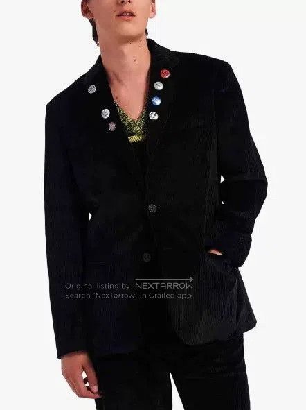 Raf Simons Raf Simons x Fred Perry Corduroy Blazer. Size US L / EU 52-54 / 3 - 3 Thumbnail