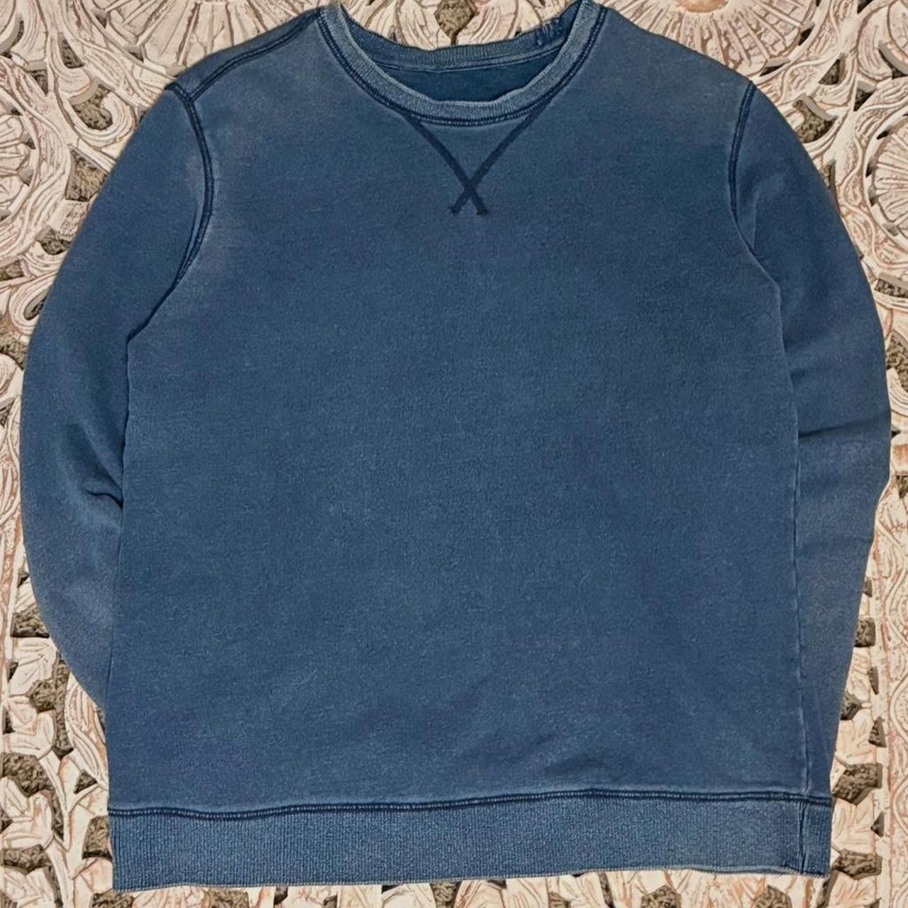 Mossimo Faded Mossimo Blue Crewneck Size US L / EU 52-54 / 3 - 2 Thumbnail