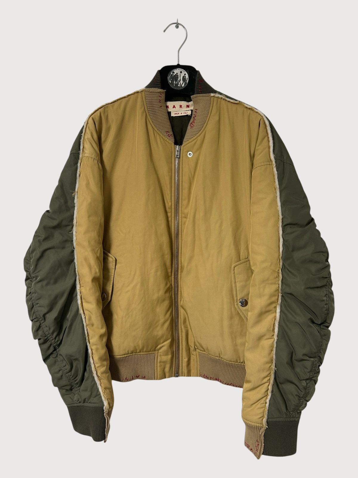 Marni FW2024 50/50 Split Bomber Jacket Size US M / EU 48-50 / 2 - 1 Thumbnail
