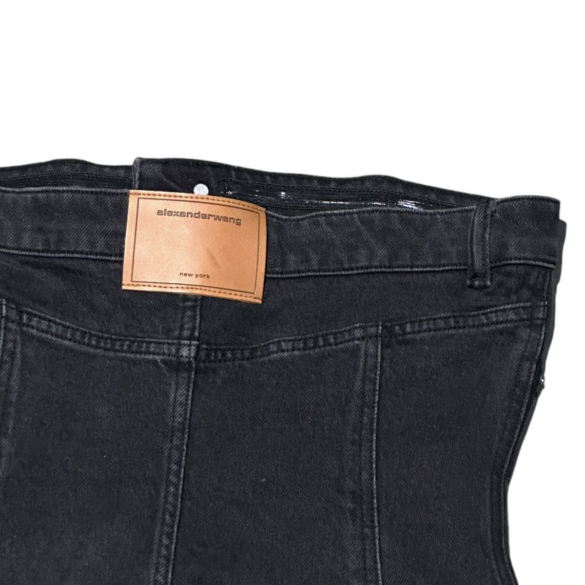 Alexander Wang × T by Alexander Wang Denim bodycon minidress Size S / US 4 / IT 40 - 7 Thumbnail