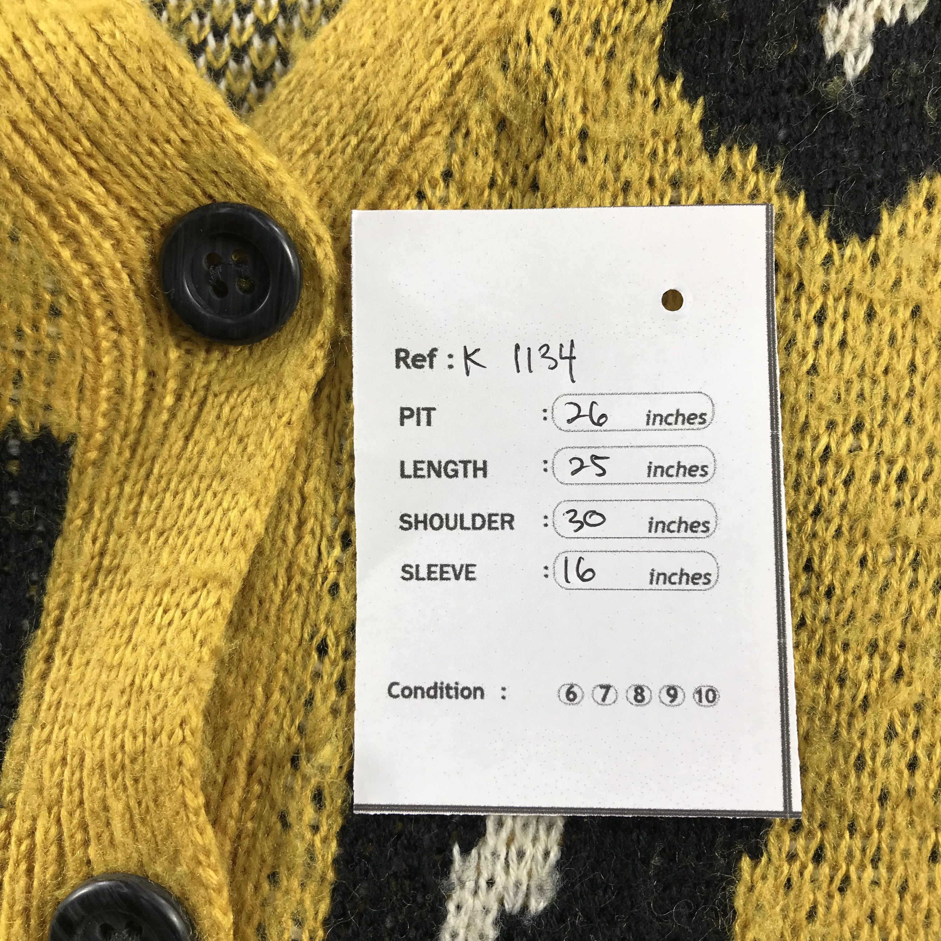 Vintage Vintage Leopard Knitwear Cardigan Size US L / EU 52-54 / 3 - 8 Thumbnail