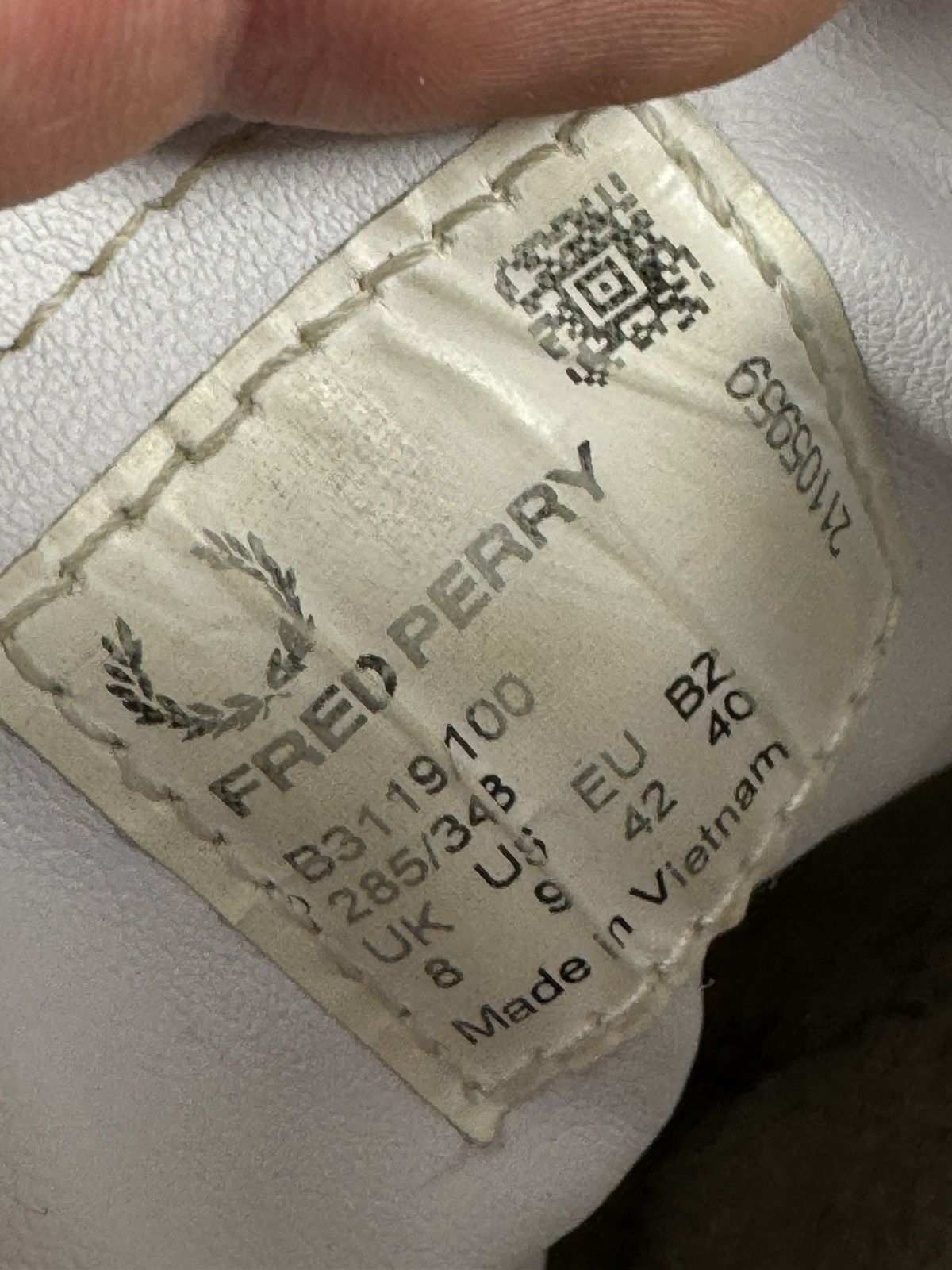 Fred Perry × Leather × Vintage Fred Perry sneakers size 42 Size US 8 / EU 41 - 7 Thumbnail