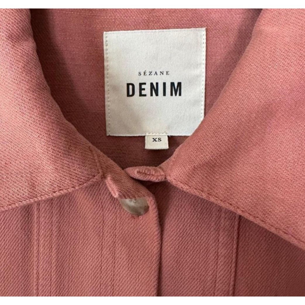 Sezane Sezane Will Jacket pink cotton Size xs bust 36 Size XS / US 0-2 / IT 36-38 - 4 Thumbnail