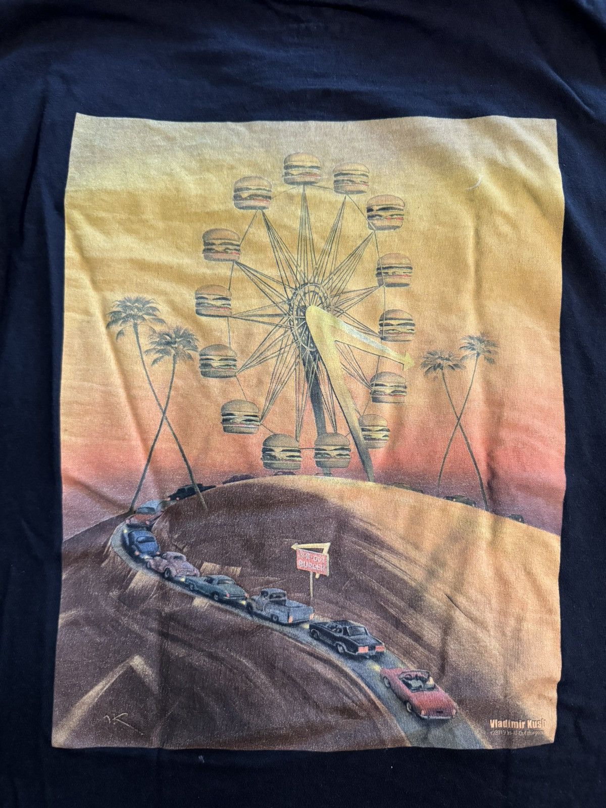 Vintage Vintage In-N-Out Burger Tee Size Medium- Black Size US M / EU 48-50 / 2 - 5 Thumbnail