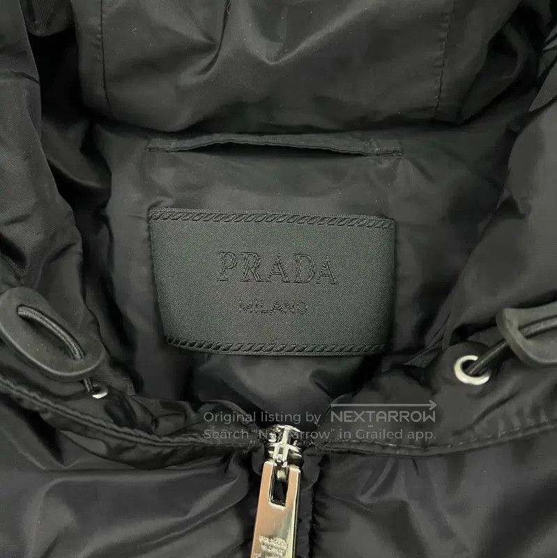 Prada Prada Men's Black Nylon Winter Jacket. Size US S / EU 44-46 / 1 - 4 Thumbnail
