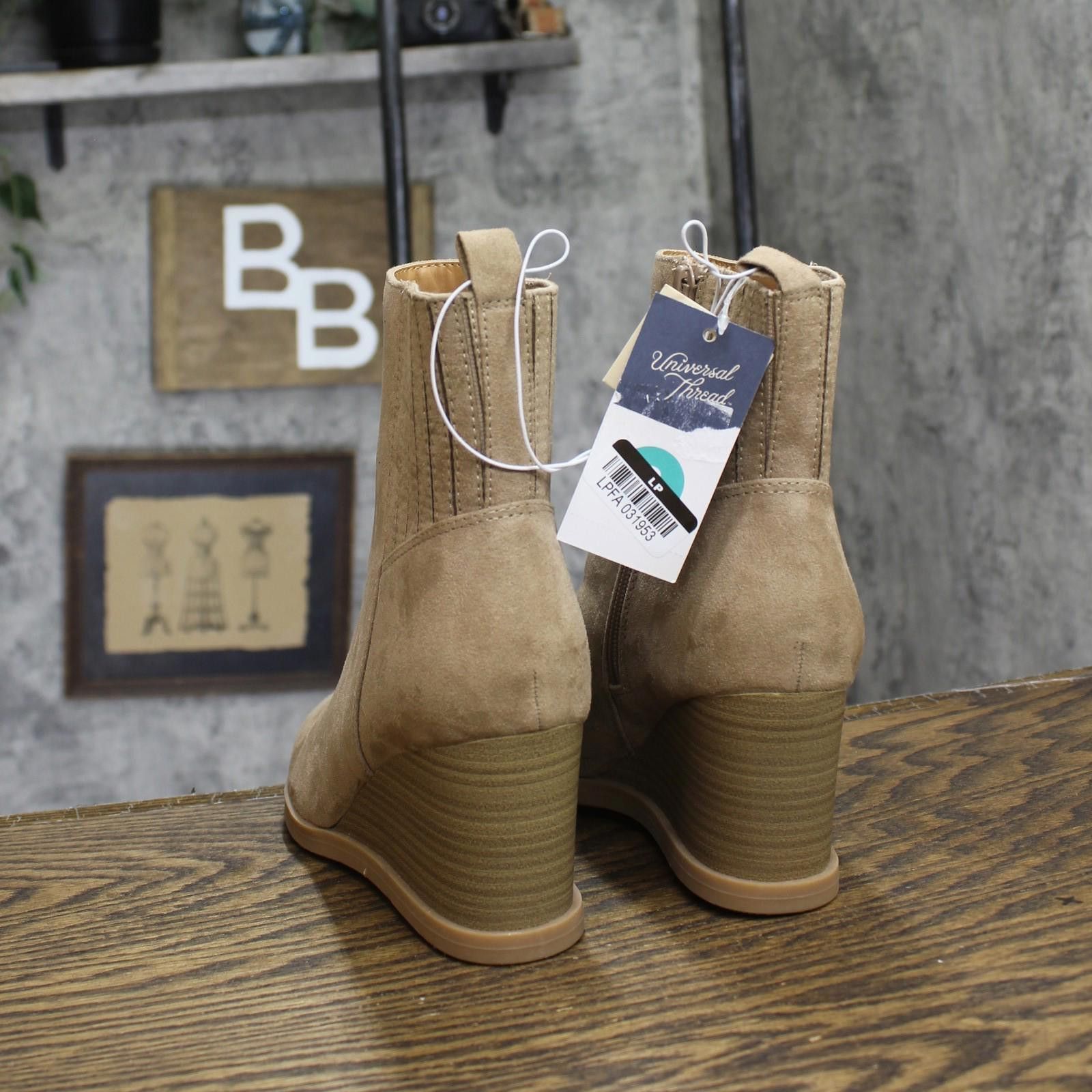 Other Universal Thread Womens Winter Boots 88375524 Taupe Brown 8m Size US 8 / IT 38 - 4 Thumbnail