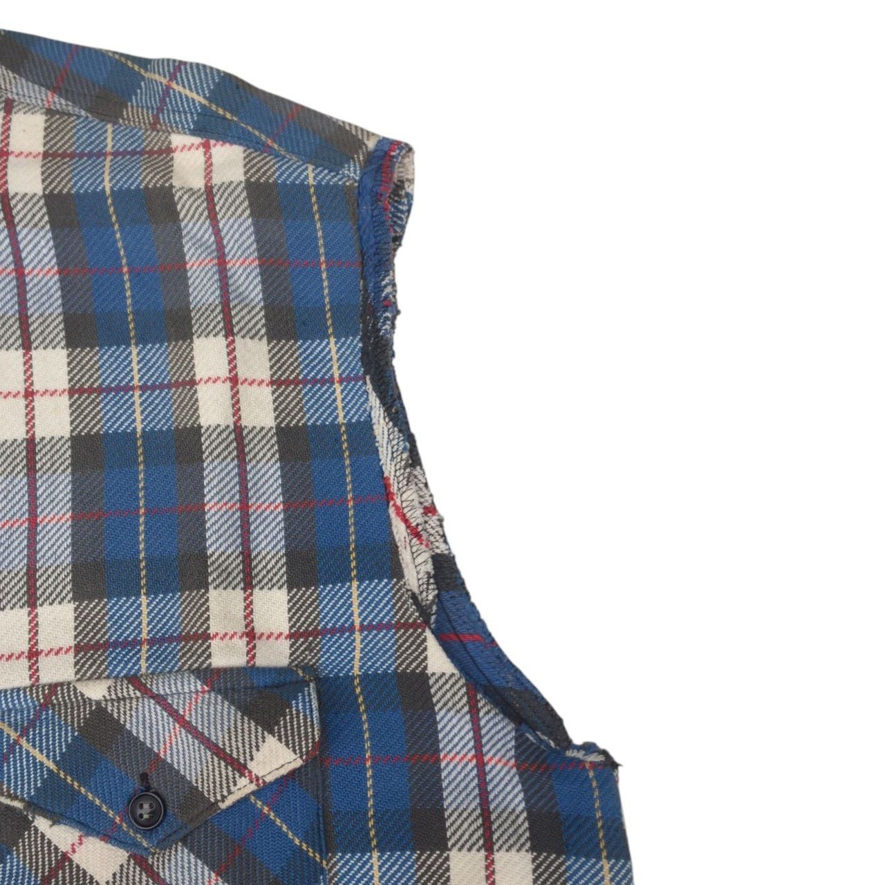 Levi's × Levi's Vintage Clothing × Vintage Vintage 90s Levi's Alaska Sleeveless Plaid Outdoor Shirts Size US L / EU 52-54 / 3 - 4 Thumbnail