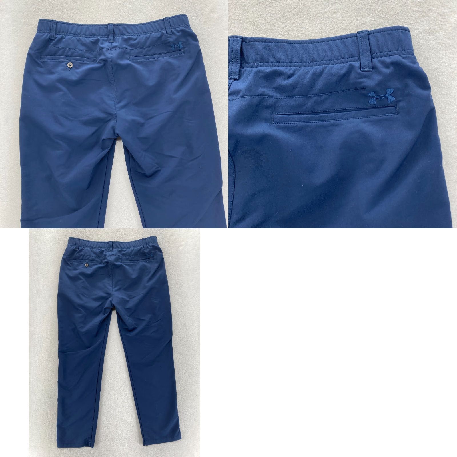 Under Armour Under Armour Match Play Golf Pants Mens 36x30 Straight Blue Stretch Waistband Size US 36 / EU 52 - 9 Thumbnail