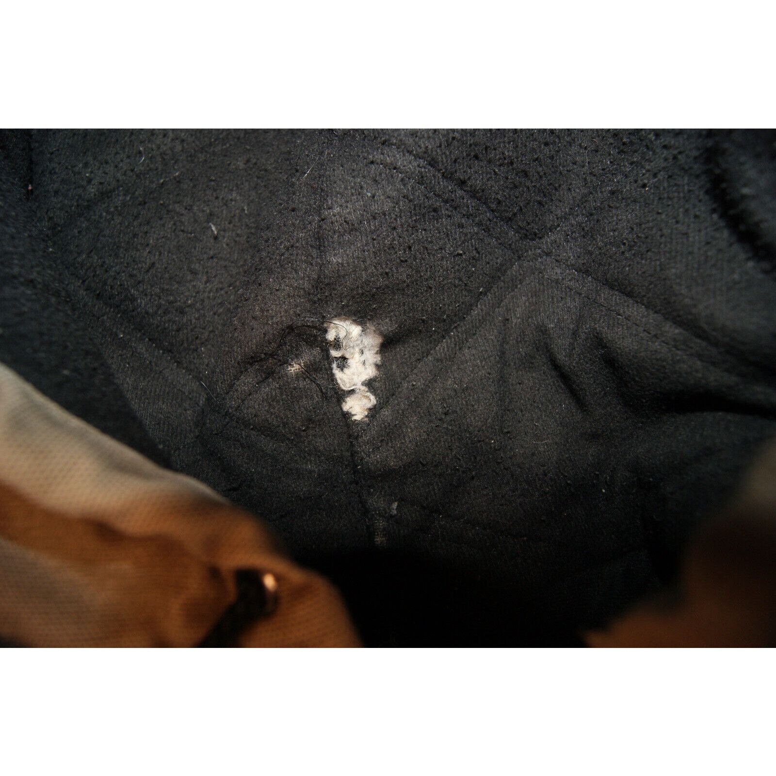 Carhartt VTG Carhartt Hooded Fleece Lined Canvas Coat XL Distress USA Size US XL / EU 56 / 4 - 12 Thumbnail