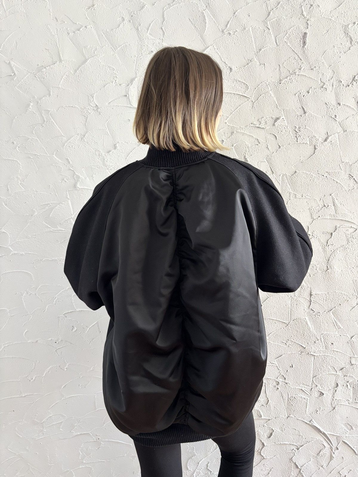 Diesel black gold bomber jacket wool nylon rare