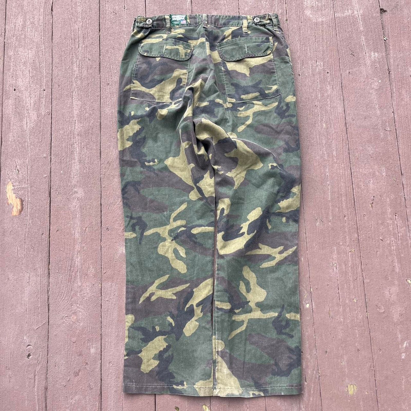 SafTbak Vintage camo army pants Size US 35 - 4 Thumbnail