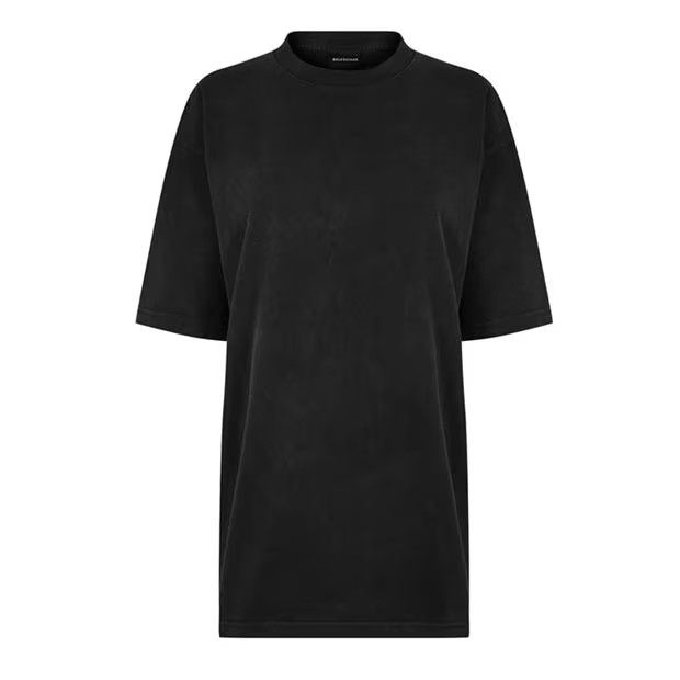 Balenciaga o1g2r1mq0924 Logo T Shirts in Black Size XS / US 0-2 / IT 36-38 - 1 Thumbnail