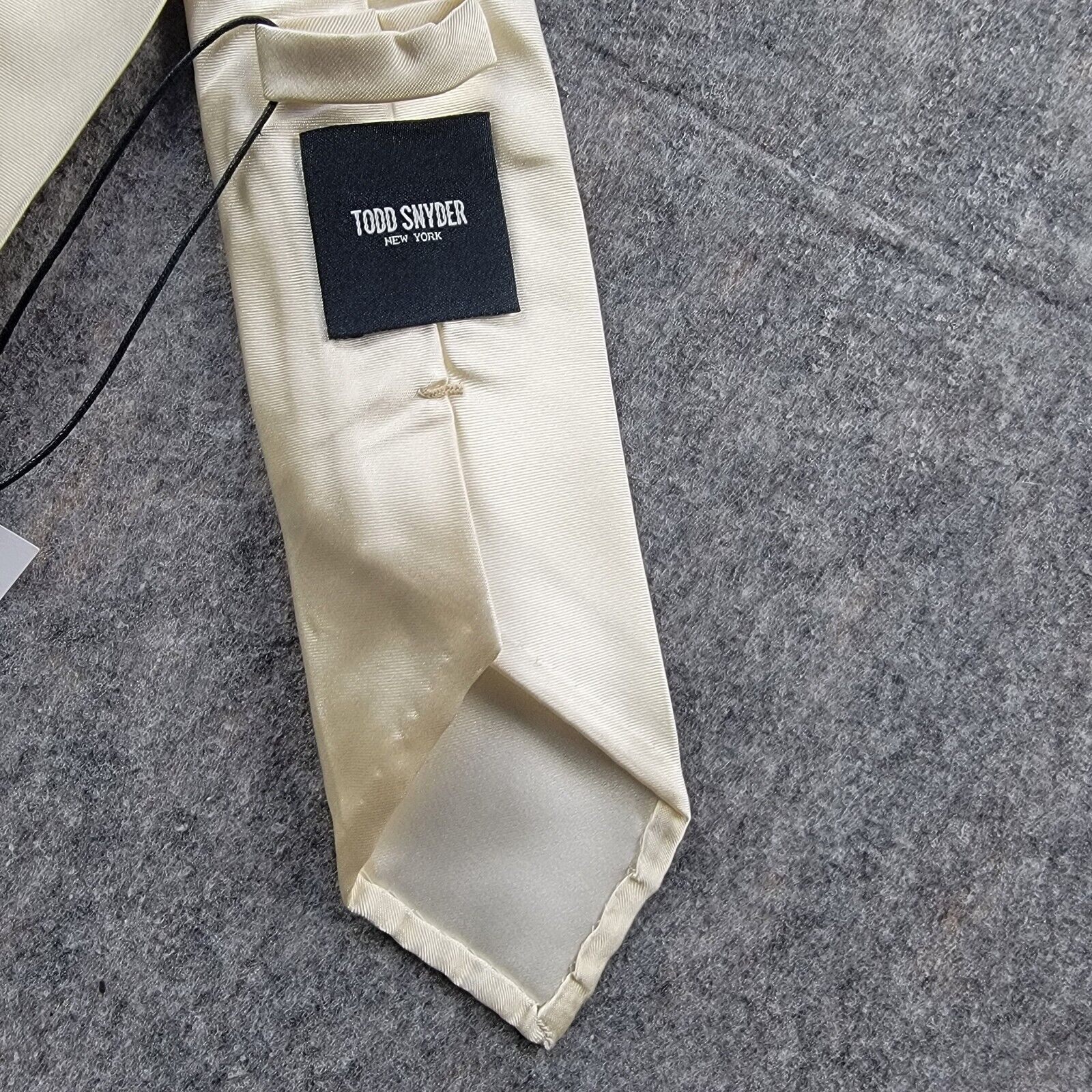 Todd Snyder Todd Snyder Formal Silk Neck Tie Ivory NWT $158 Size ONE SIZE - 5 Thumbnail