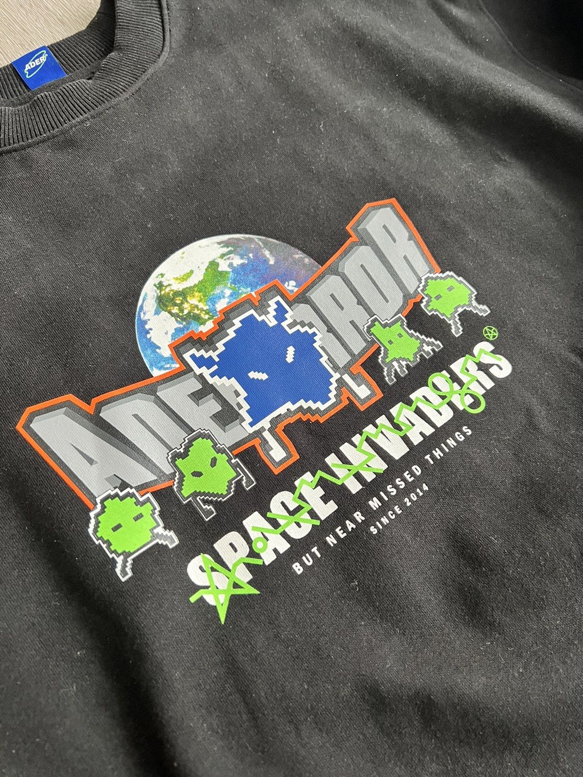 Ader Error ADER Error Crewneck/Sweater Black Space Invaders SS20 Size US M / EU 48-50 / 2 - 2 Thumbnail