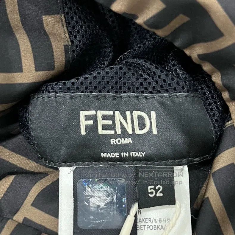 Fendi Fendi Classic old logo reversible windbreaker Size US L / EU 52-54 / 3 - 6 Thumbnail
