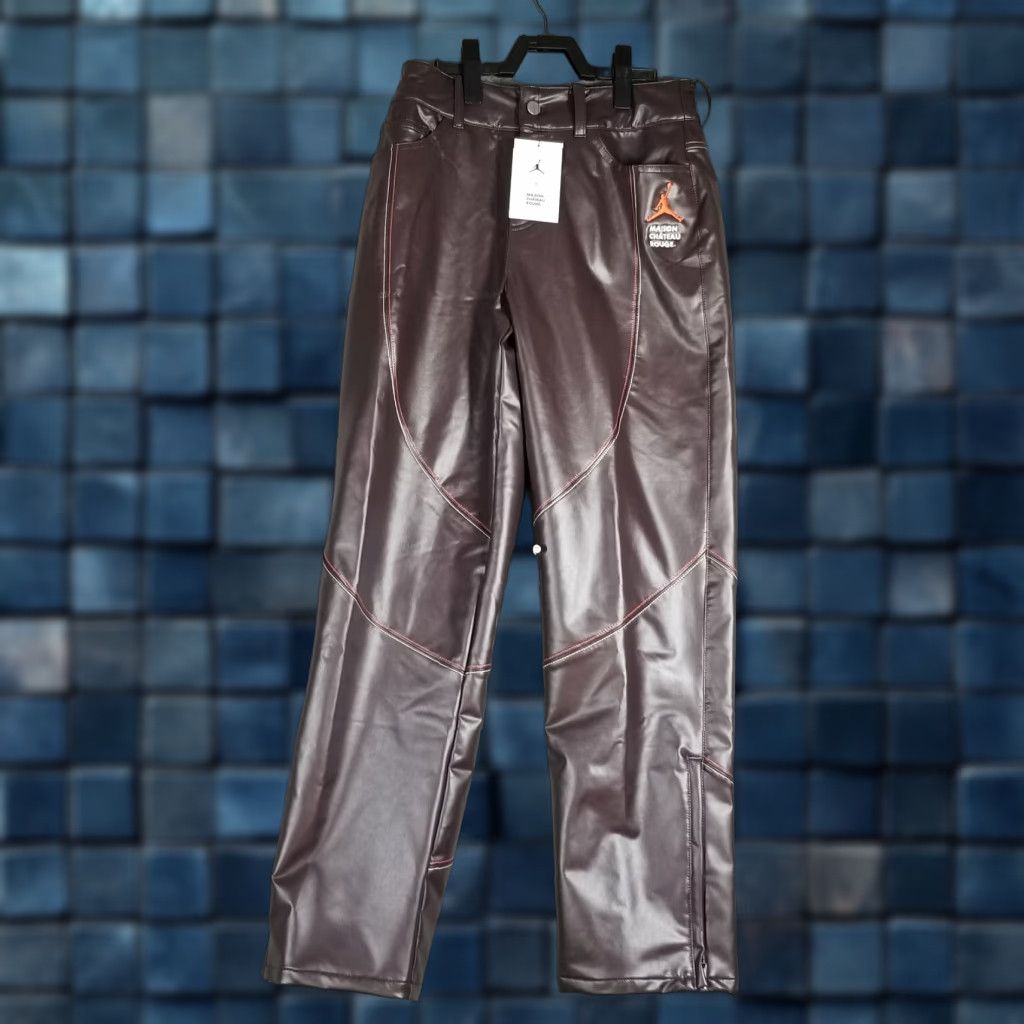 Nike VINTAGE Nike Air Jordan X Maison Château Rouge Pants DJ9764-203 NWT Size 4 Women Brown & Sail Straight Leg Women's Pants Size 27" / US 4 / IT 40 - 1 Thumbnail