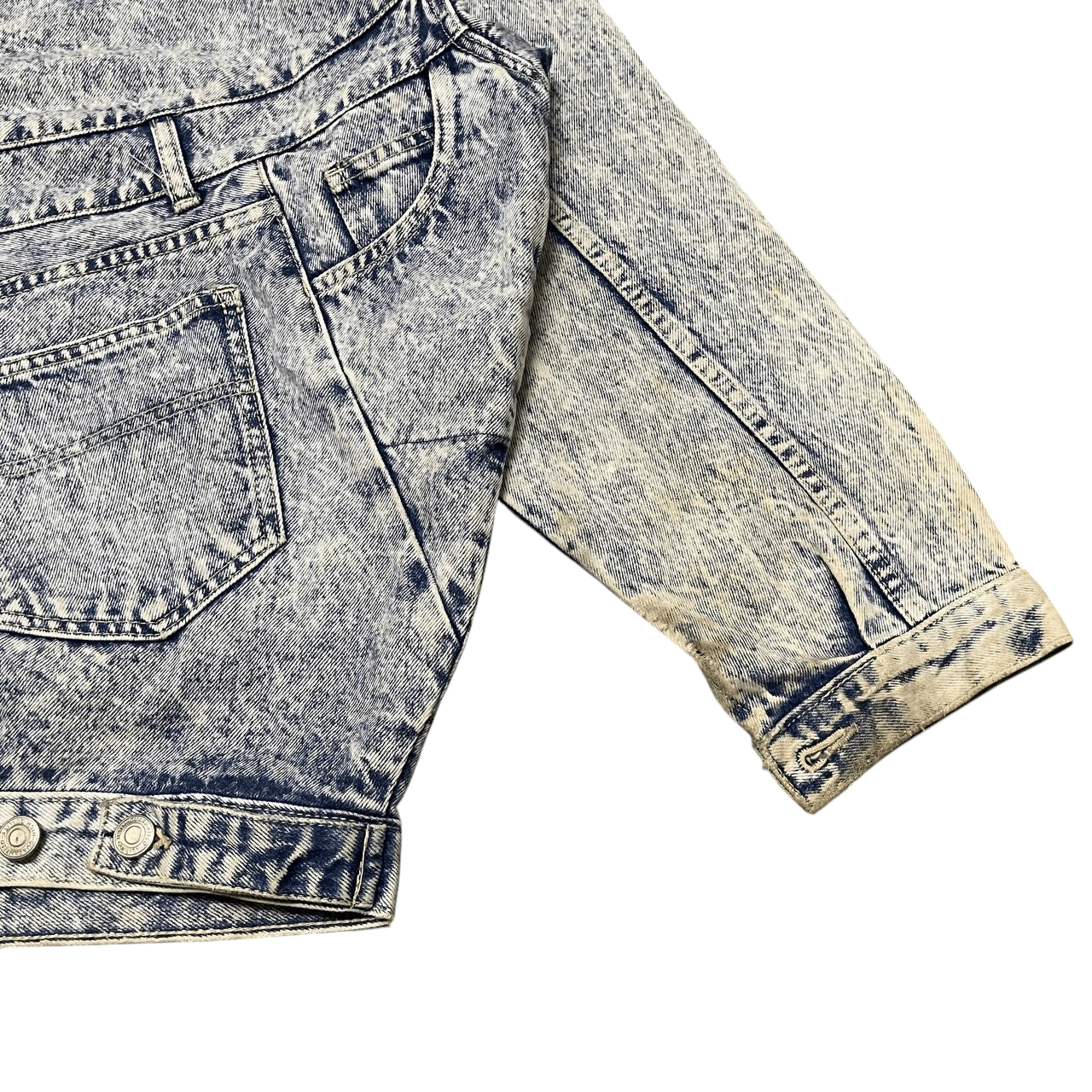 Japanese Brand Vintage Bell Scott Multi Pocket Denim Jacket Size US M / EU 48-50 / 2 - 18 Thumbnail