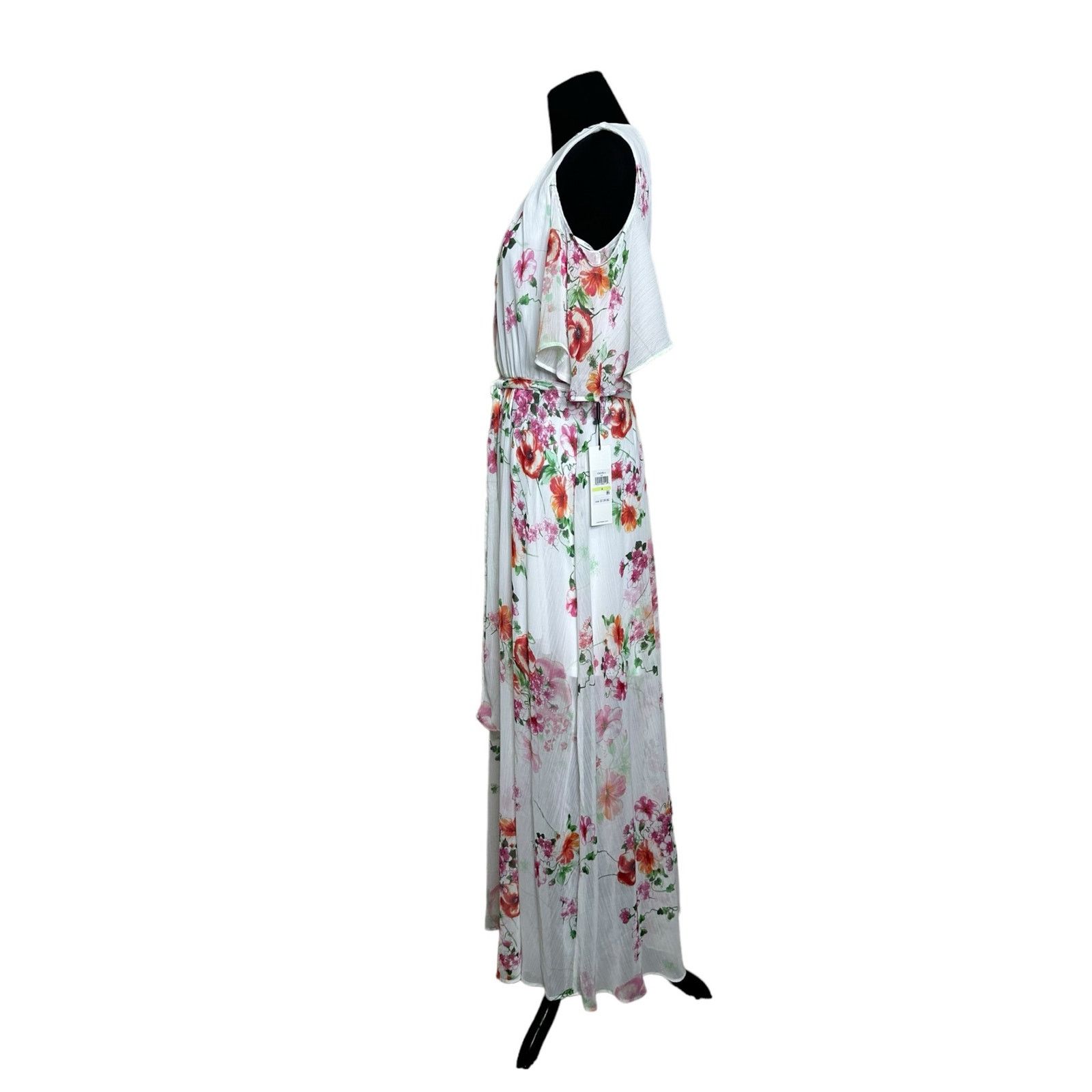 Calvin Klein Calvin Klein floral print cold shoulder maxi dress size 4 Size S / US 4 / IT 40 - 13 Thumbnail