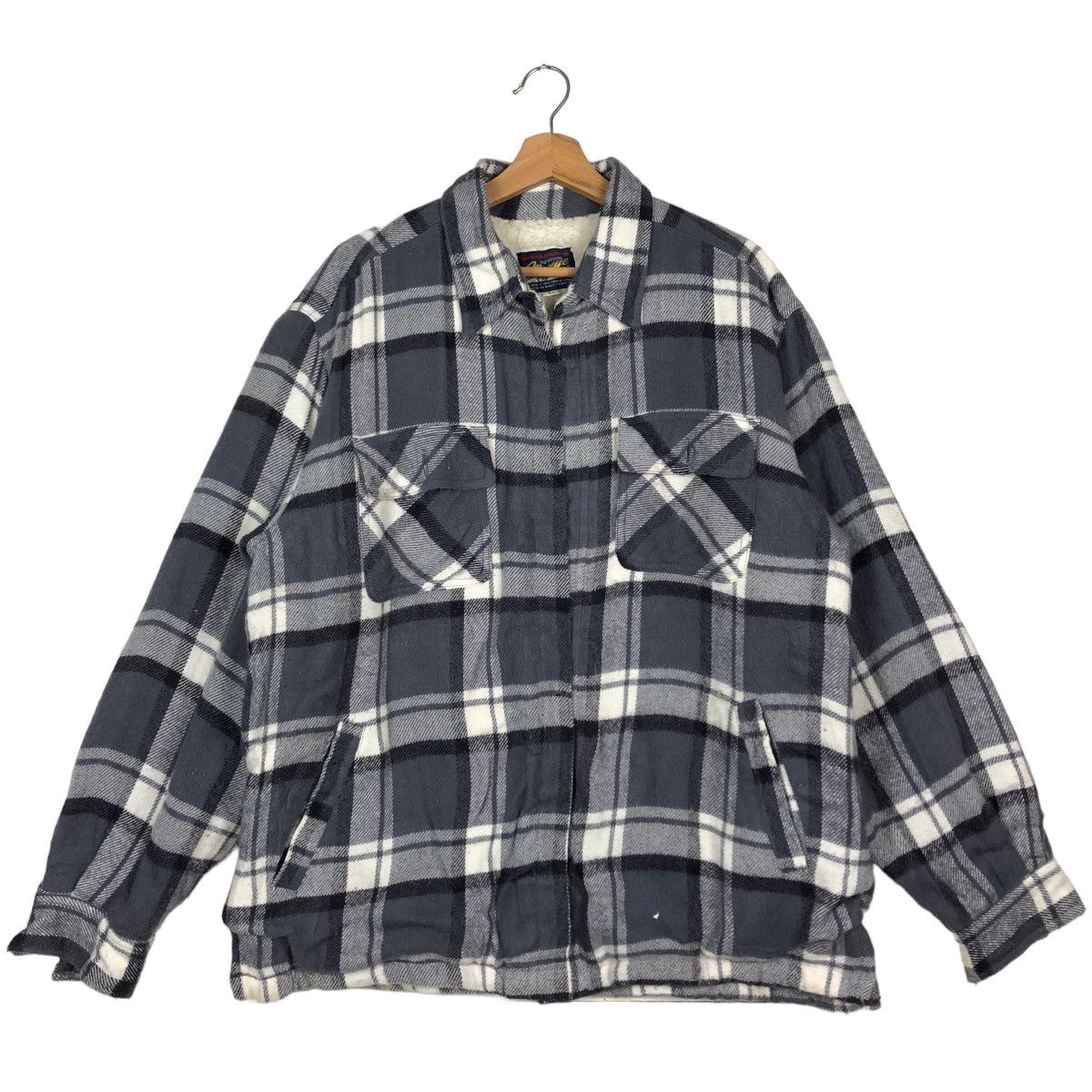 Japanese Brand 🔥90’s Vintage Flannel Mink Fur Jacket Tartan Design Maceye Size US M / EU 48-50 / 2 - 1 Thumbnail