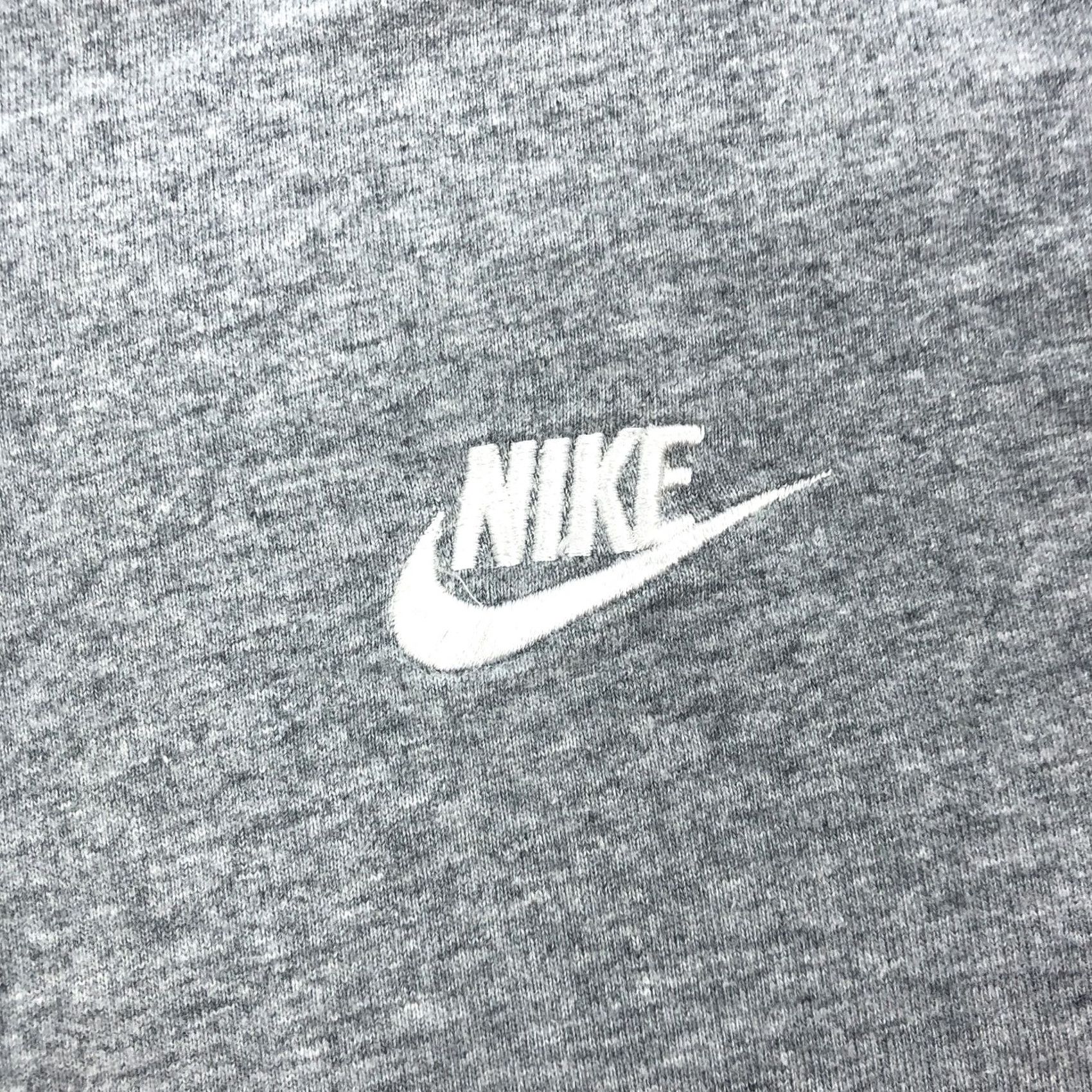 Nike Nike Men's Grey Pullover Hoodie Sweatshirt Cotton Embroidered Logo Size L Size US L / EU 52-54 / 3 - 3 Thumbnail