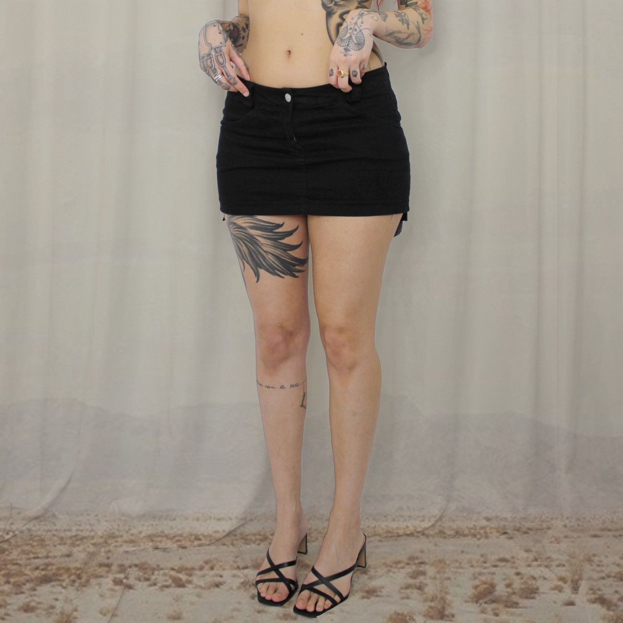 Other 🖇️BLACK MINISKIRT🖇️ Size 28" / US 6 / IT 42 - 3 Thumbnail