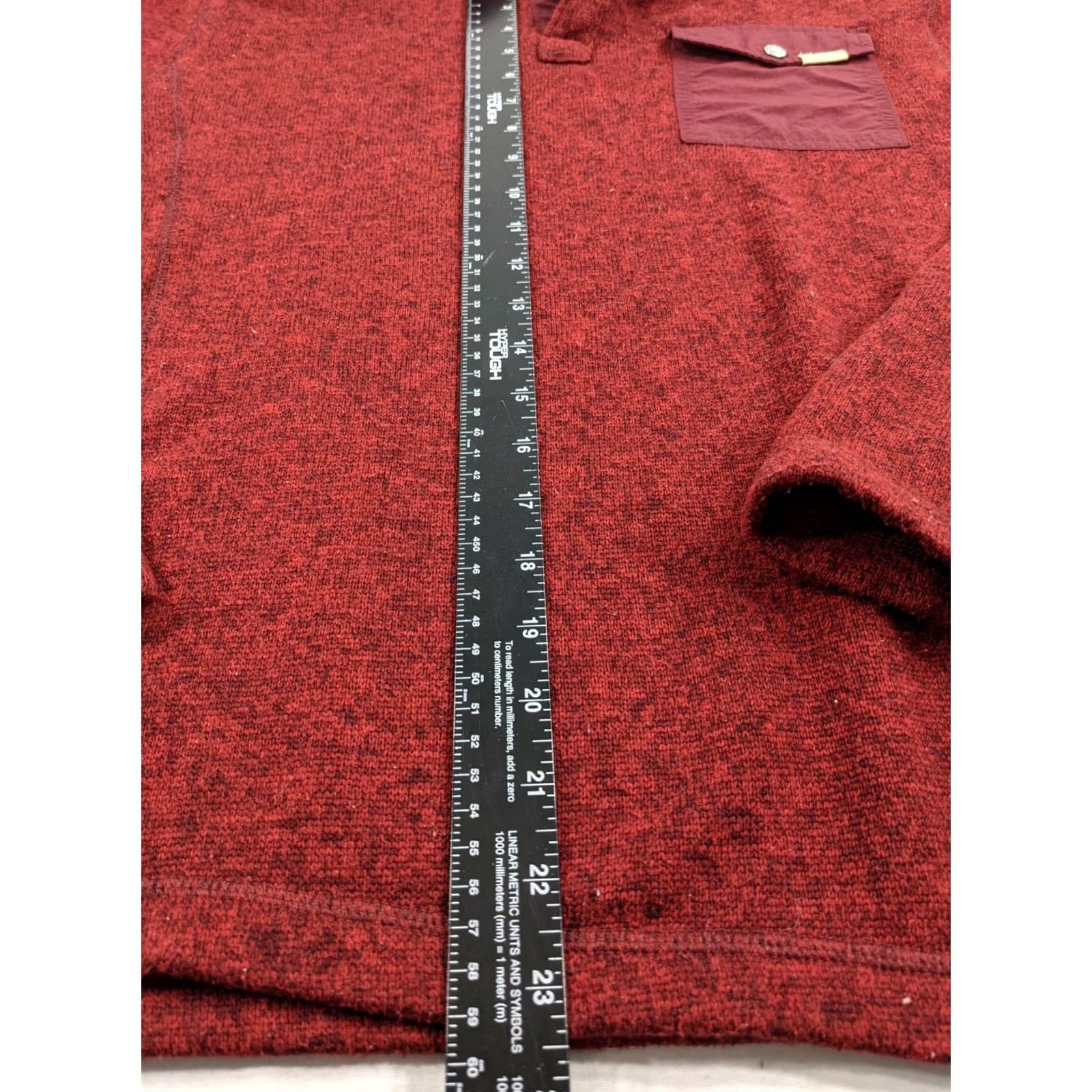 Vintage Woolrich 1/4 Button Up Fleece Synchilla Pullover Red Men's M Shirt Feb 1980s (Pre-owned) Size US M / EU 48-50 / 2 - 5 Thumbnail