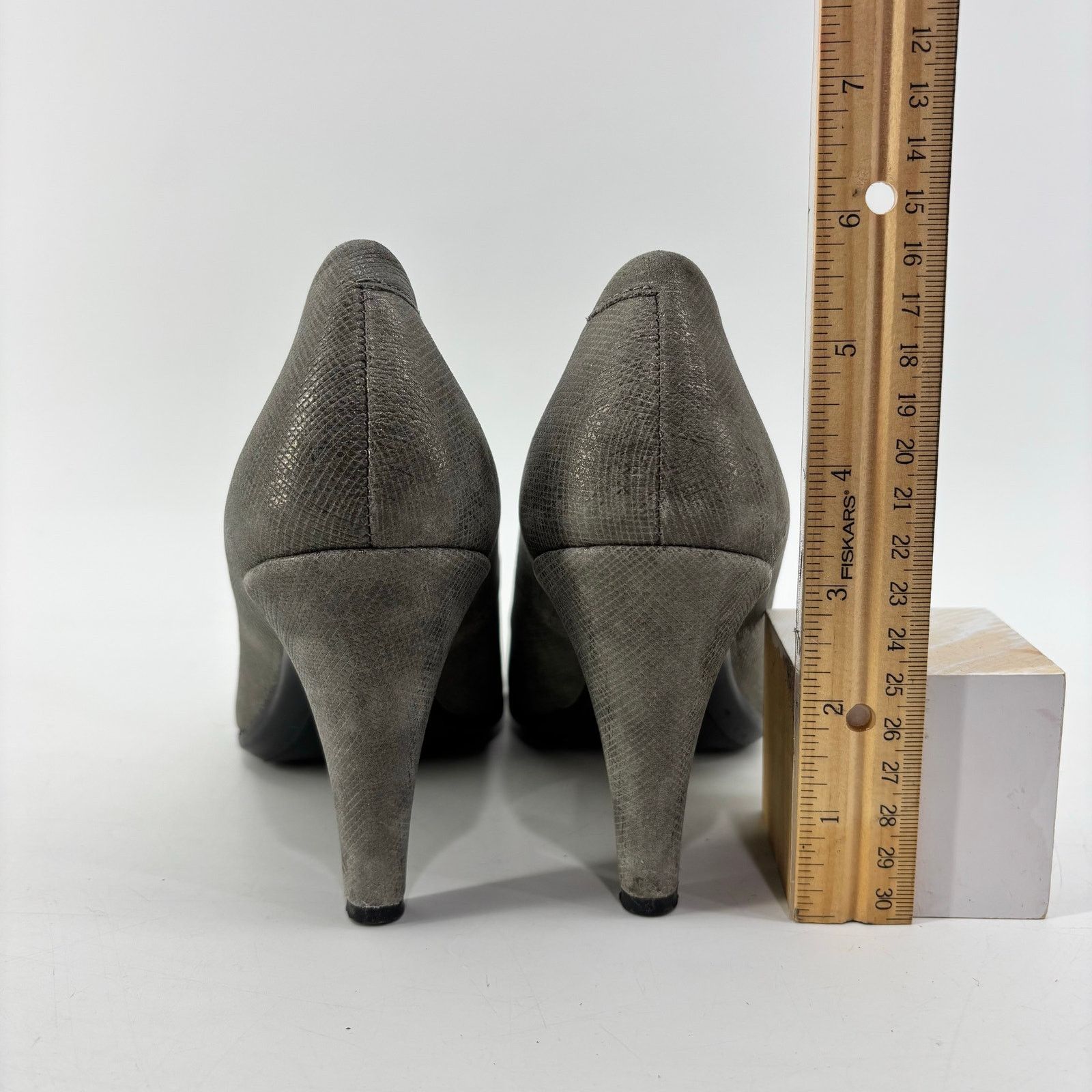 Ecco ECCO Womens US 6 Shape 75 Leather Pumps Size Warm Gray Size US 6 / IT 36 - 9 Thumbnail