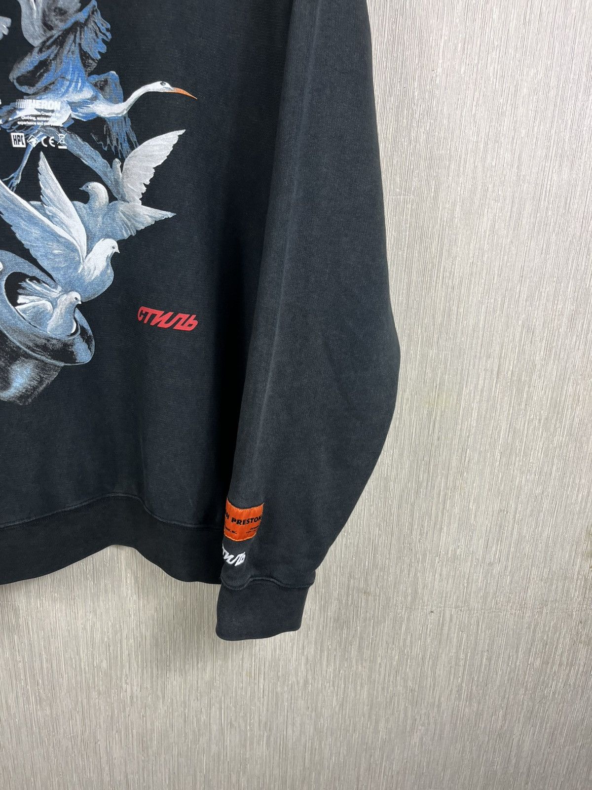 Heron Preston Heron Preston Dover oversize distressed crewneck sweatshirt Size US S / EU 44-46 / 1 - 6 Thumbnail