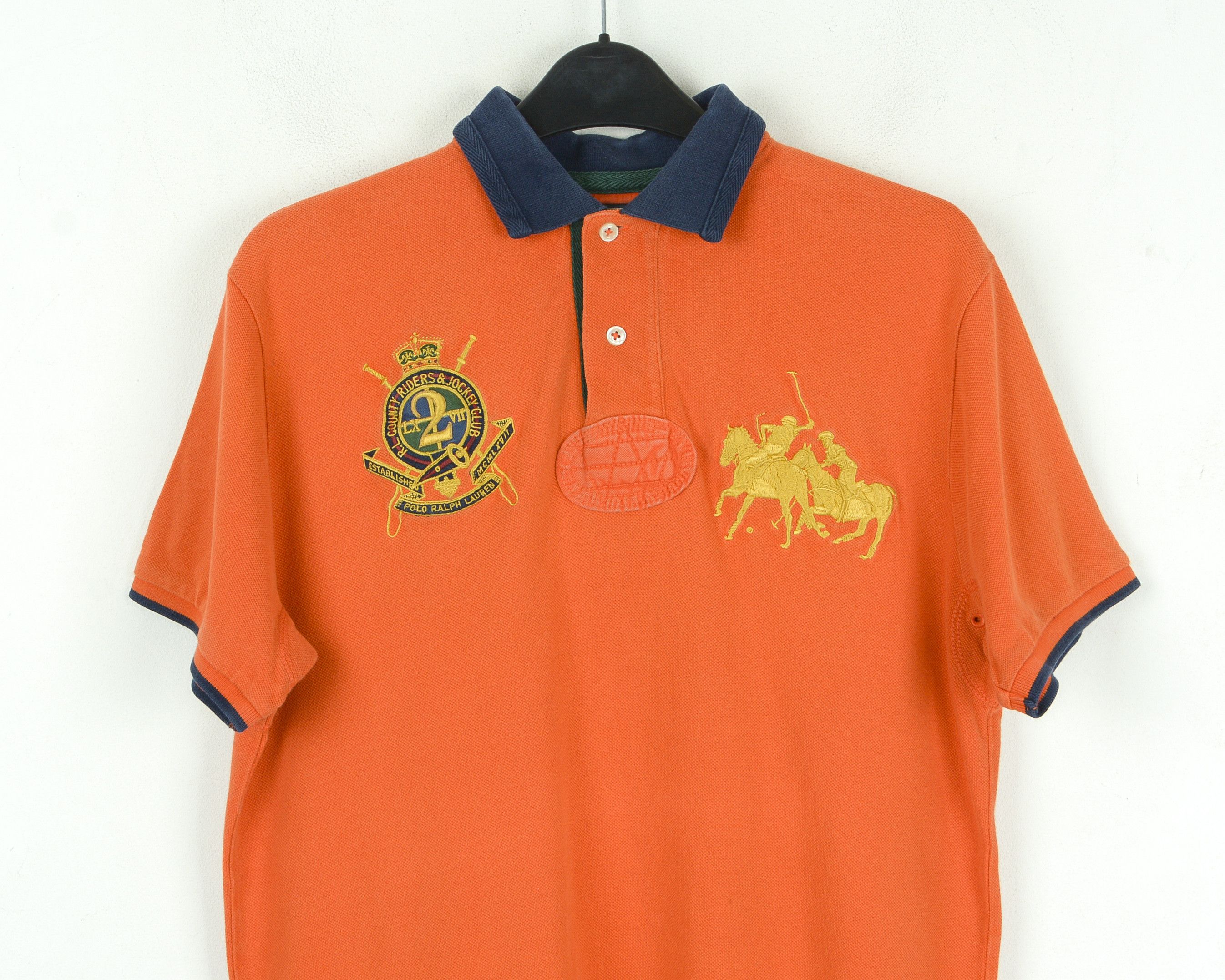 Polo Ralph Lauren Men M Retro Short Sleeve Vintage Shirt Embroidered Polo Size US M / EU 48-50 / 2 - 7 Thumbnail