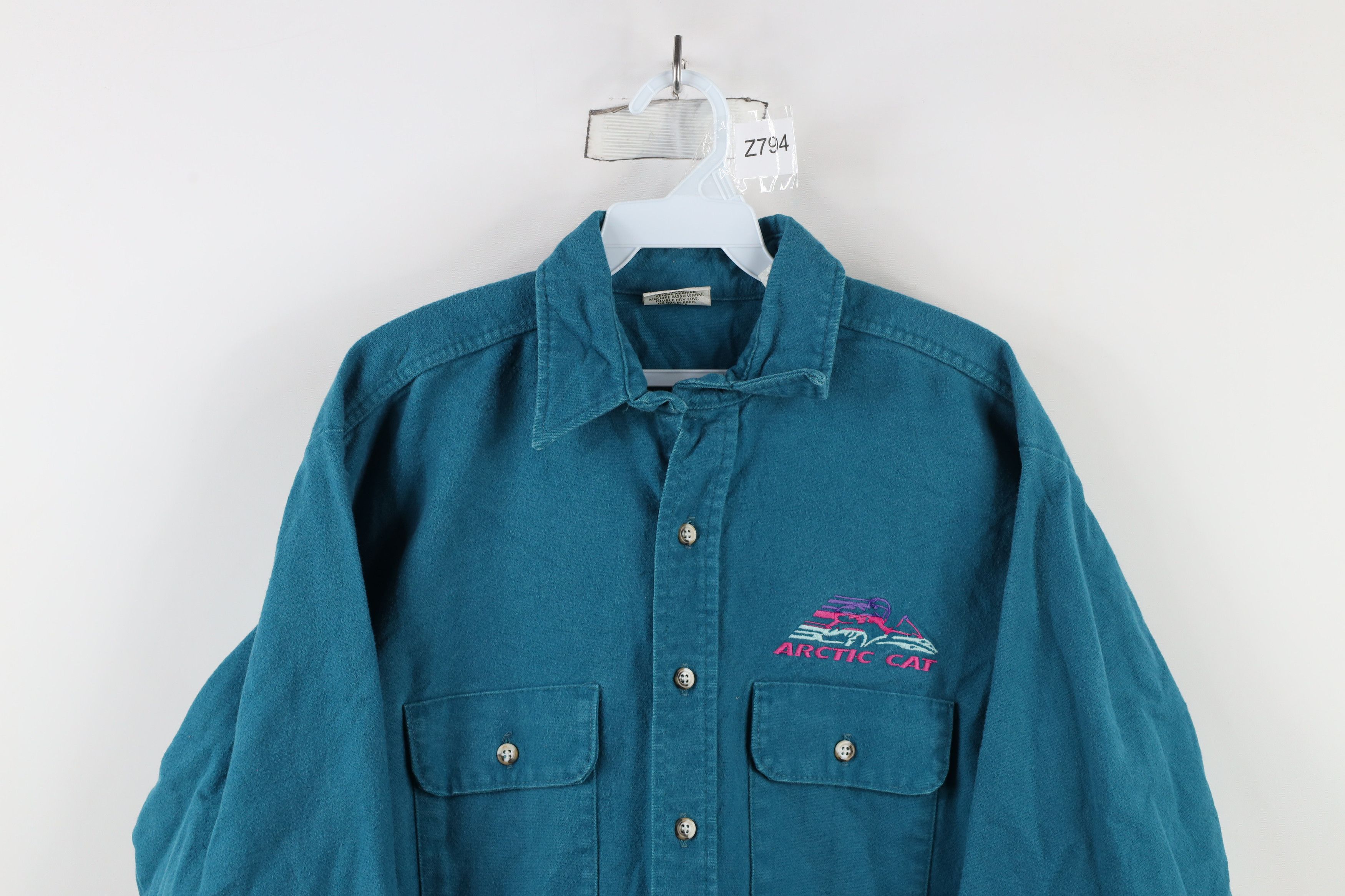 FiveBrother × Vintage Vintage 90s Five Brother x Arctic Snowmobile Button Shirt Size US L / EU 52-54 / 3 - 2 Thumbnail