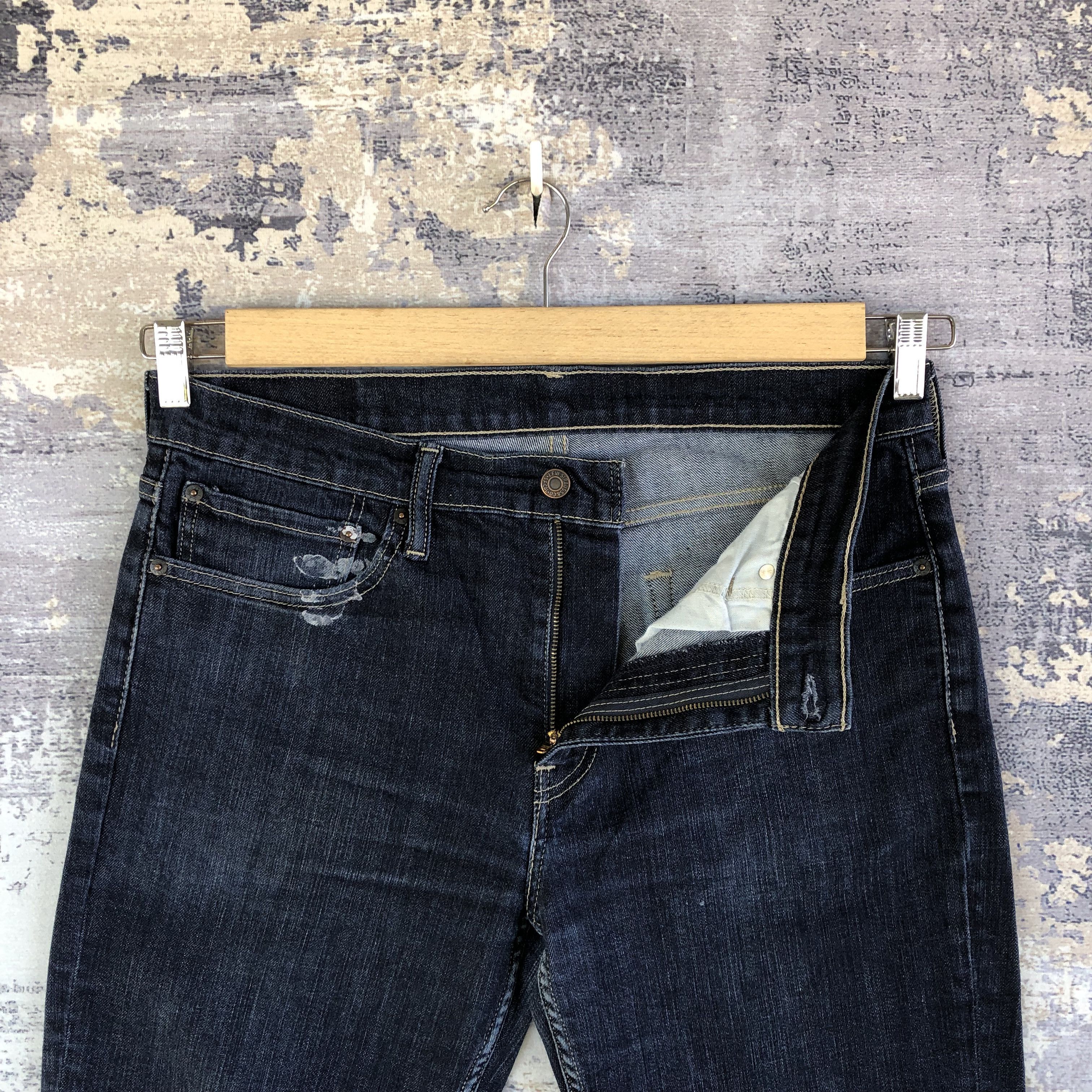 Levi's Vintage Y2K Levis 511 Distressed Jeans Levi's Skinny Denim Size US 34 / EU 50 - 6 Thumbnail
