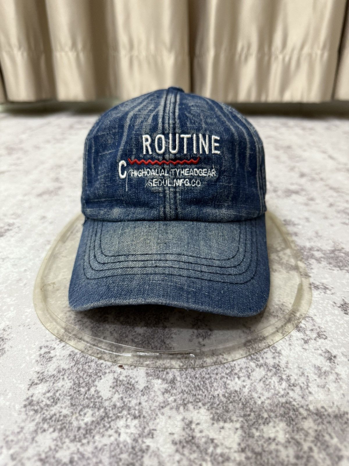 Gear for Sports Vintage Routine tyheadgear Denim Adjustable Cap Size ONE SIZE - 1 Thumbnail
