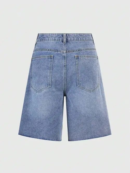 Jean Goth GRAPHIC denim jeans jorts shorts Size US 32 / EU 48 - 4 Thumbnail