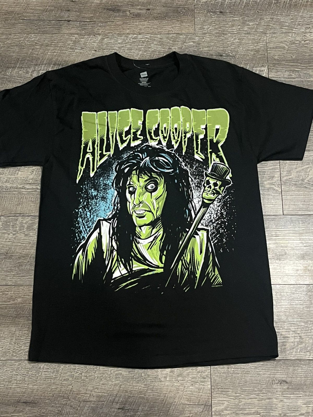 Band Tees × Vintage Alice Cooper Black Tee Shirt Size Medium Size US M / EU 48-50 / 2 - 1 Thumbnail