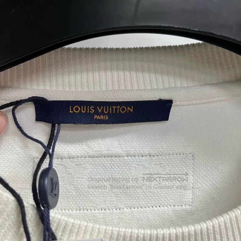 Louis Vuitton Louis Vuitton White Doll Hanging Crew Neck Short Sleeve T- Size US M / EU 48-50 / 2 - 2 Thumbnail