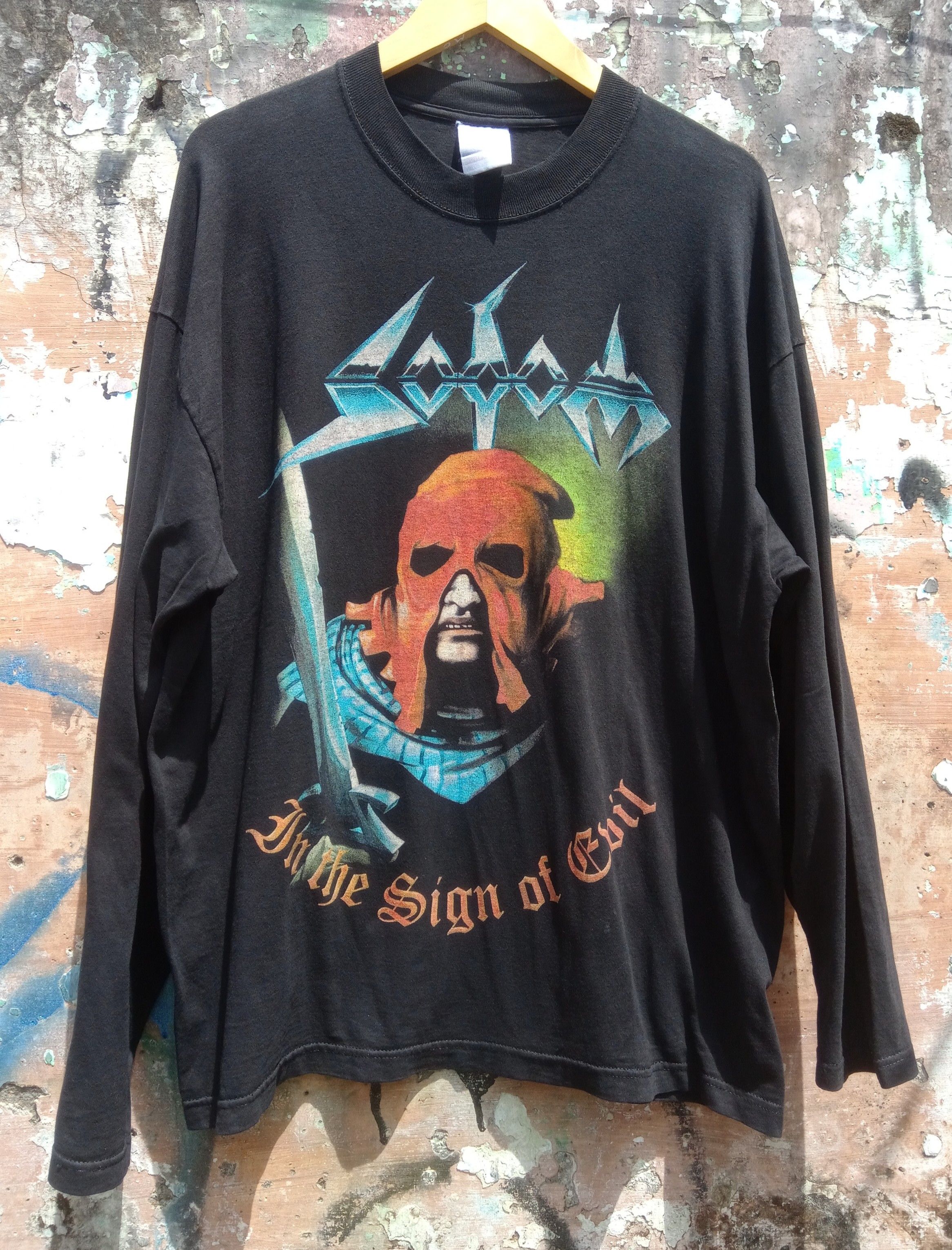 Band Tees Vintage SODOM in the sign of evil Size US XL / EU 56 / 4 - 1 Thumbnail