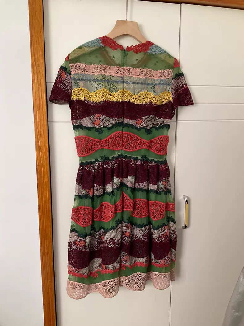 Valentino Valentino Colorful lace dress Size XS / US 0-2 / IT 36-38 - 3 Thumbnail