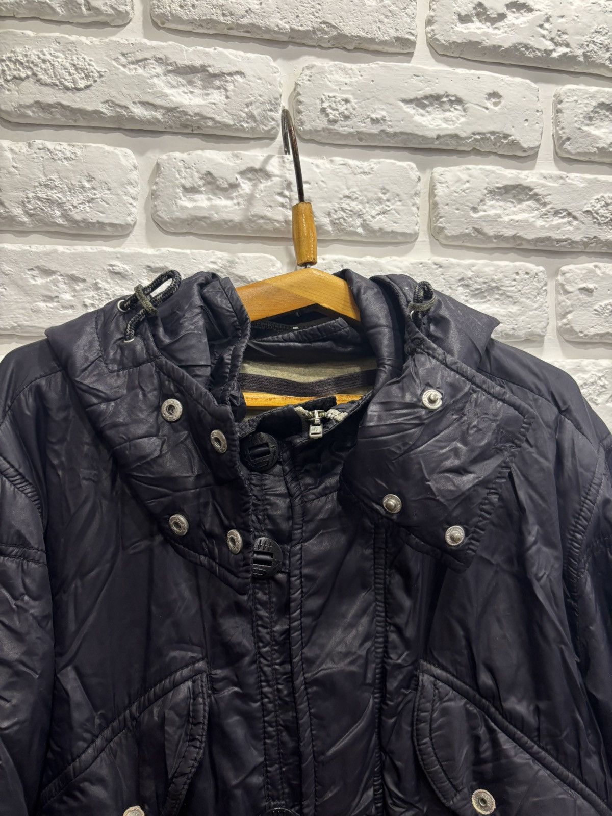 Diesel × Japanese Brand Diesel nylon jacket with hood, size S Size US S / EU 44-46 / 1 - 5 Thumbnail