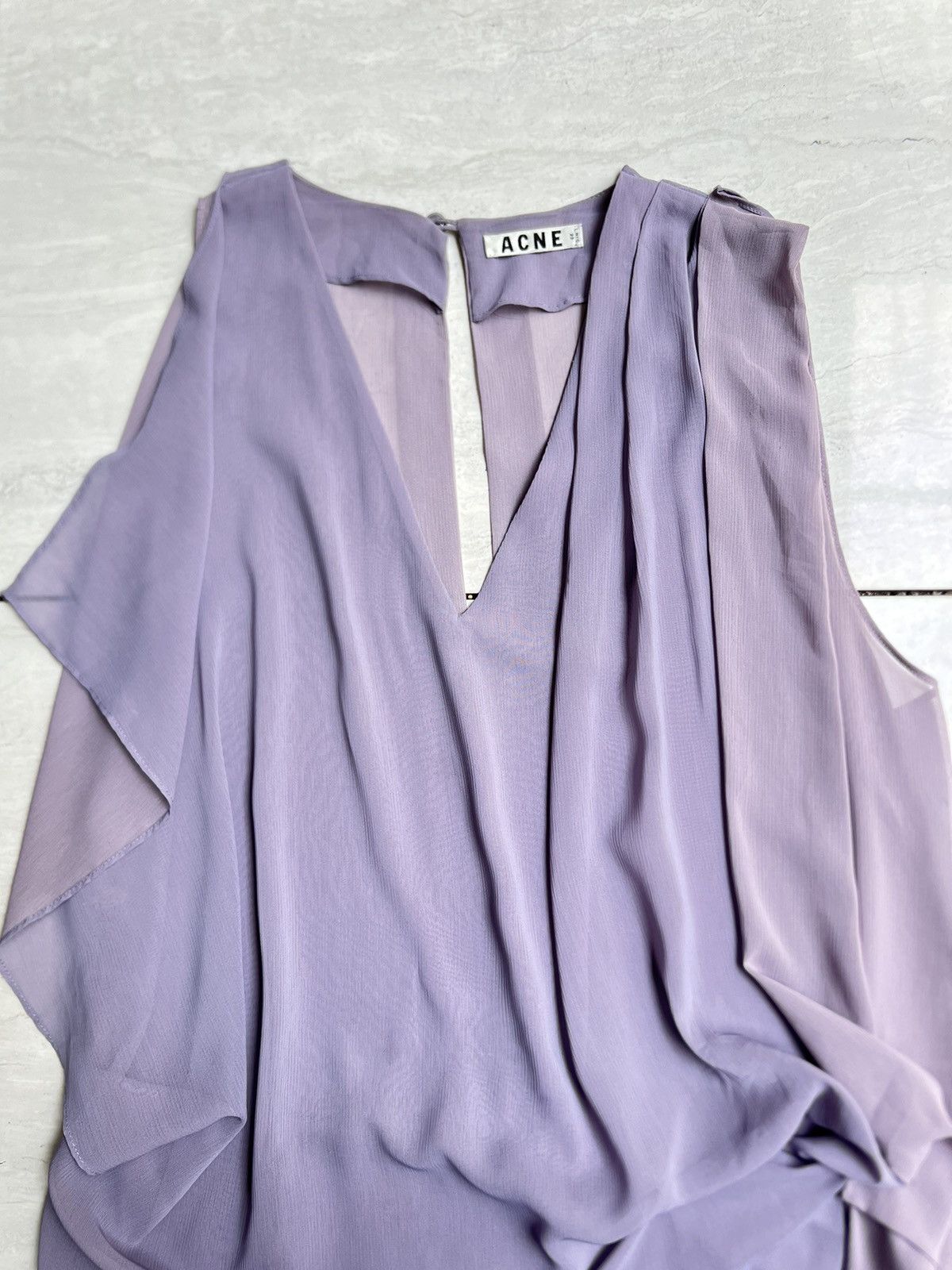 Acne Studios ACNE Purple Midi Dress Size S / US 4 / IT 40 - 8 Thumbnail