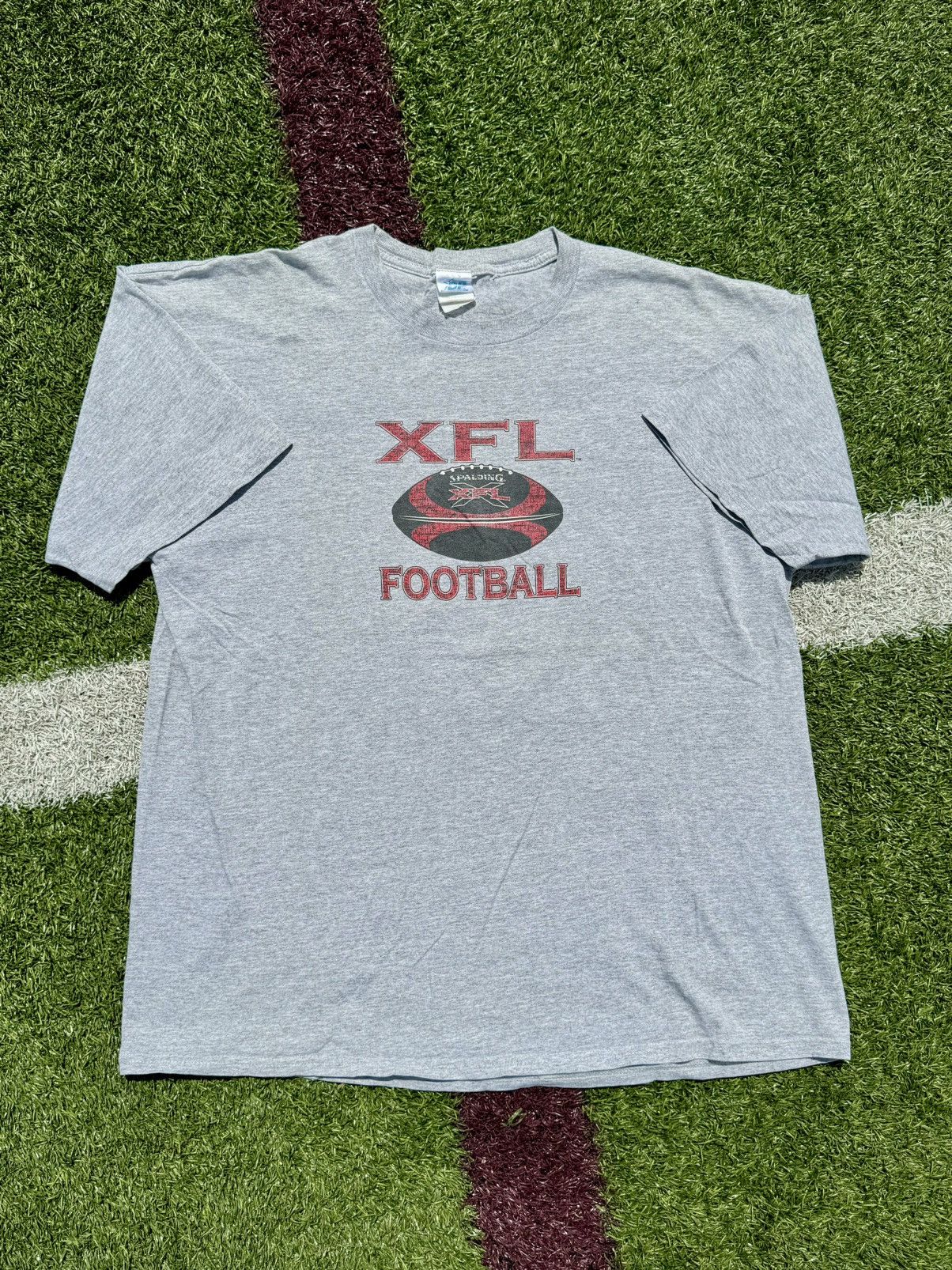 Drew Pearson × Vintage 2001 XFL Drew Pearson Vintage WWF Wrestling Football T-Shirt Size US XL / EU 56 / 4 - 2 Thumbnail