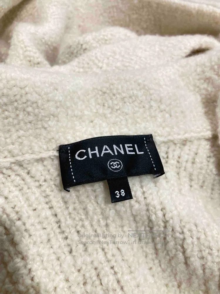 Chanel Chanel Two-pocket sweater with milky white flowers Size XS / US 0-2 / IT 36-38 - 6 Thumbnail