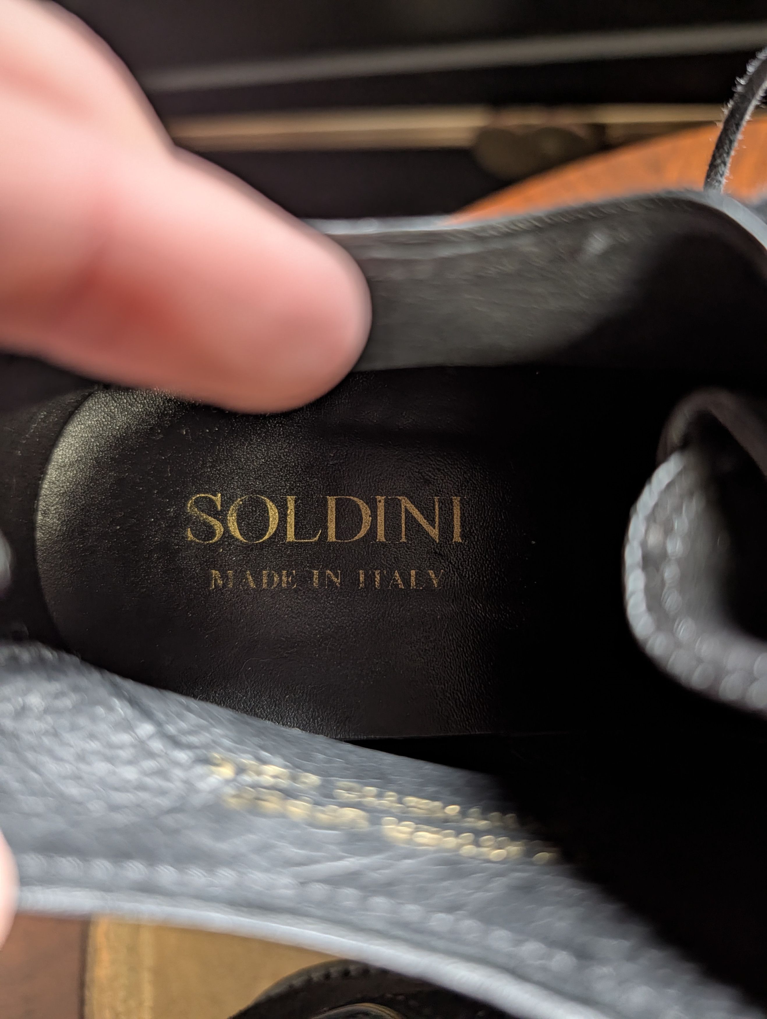 Italia Independent SOLDINI Black Suede Folding Top Chukka / Derby / Creeper Size US 8 / EU 41 - 8 Thumbnail