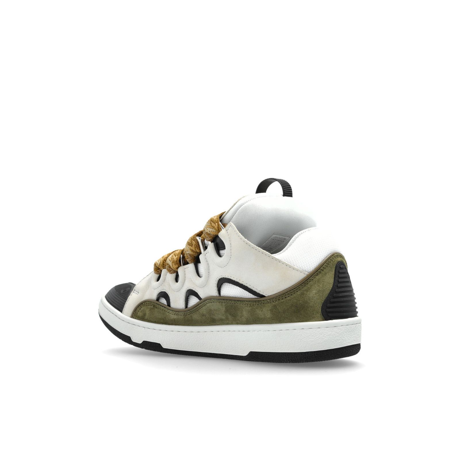 Lanvin LANVIN Curb Oversized Cream Leather Sneakers New & Authentic Size US 8 / EU 41 - 3 Thumbnail
