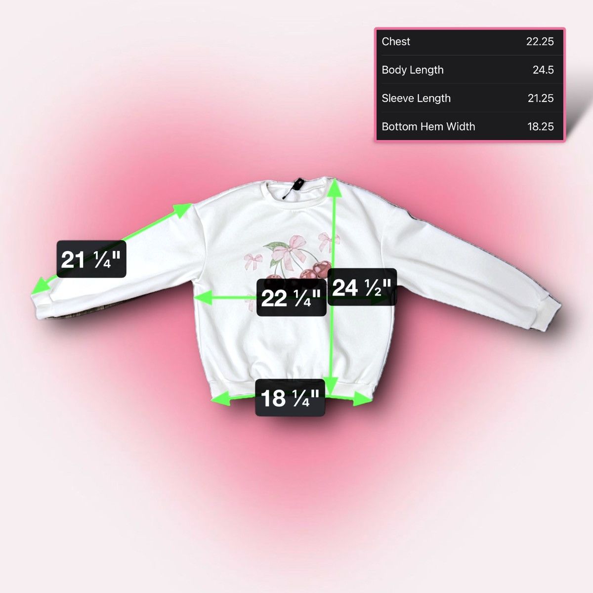 Dolls Kill Coquette Cherry and Bows Printed Crewneck by RomWe Size L / US 10 / IT 46 - 5 Thumbnail